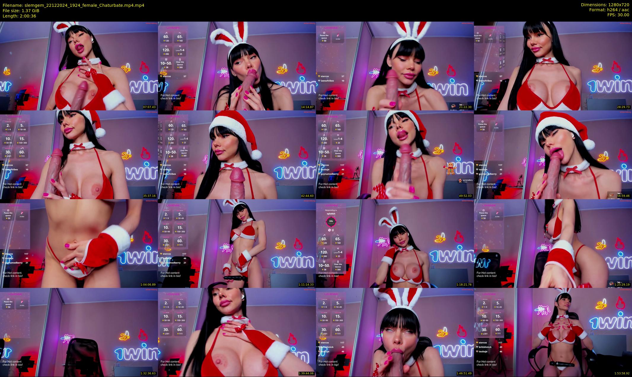 slemgem — 121 minute Chaturbate couple cam show recording, 720p, Dec 22, 2024