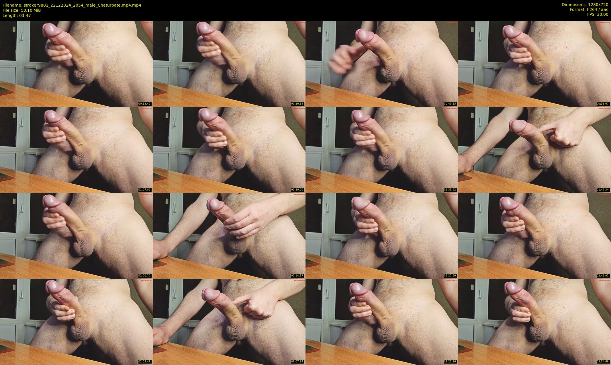 stroker9801 — 4 minute Chaturbate male cam show recording, 720p, Dec 22, 2024