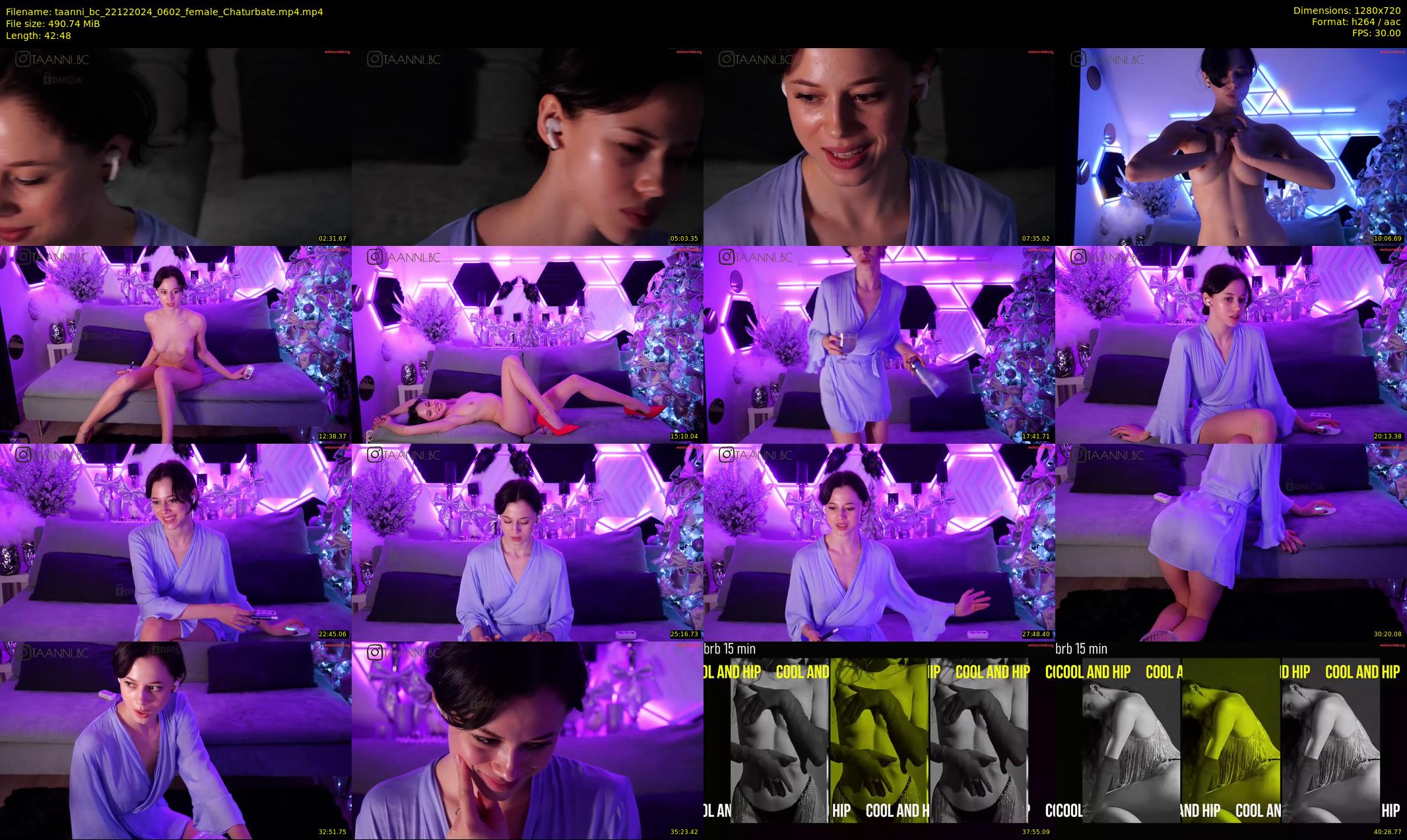 taanni_bc — 43 minute Chaturbate female cam show recording, 720p, Dec 22, 2024