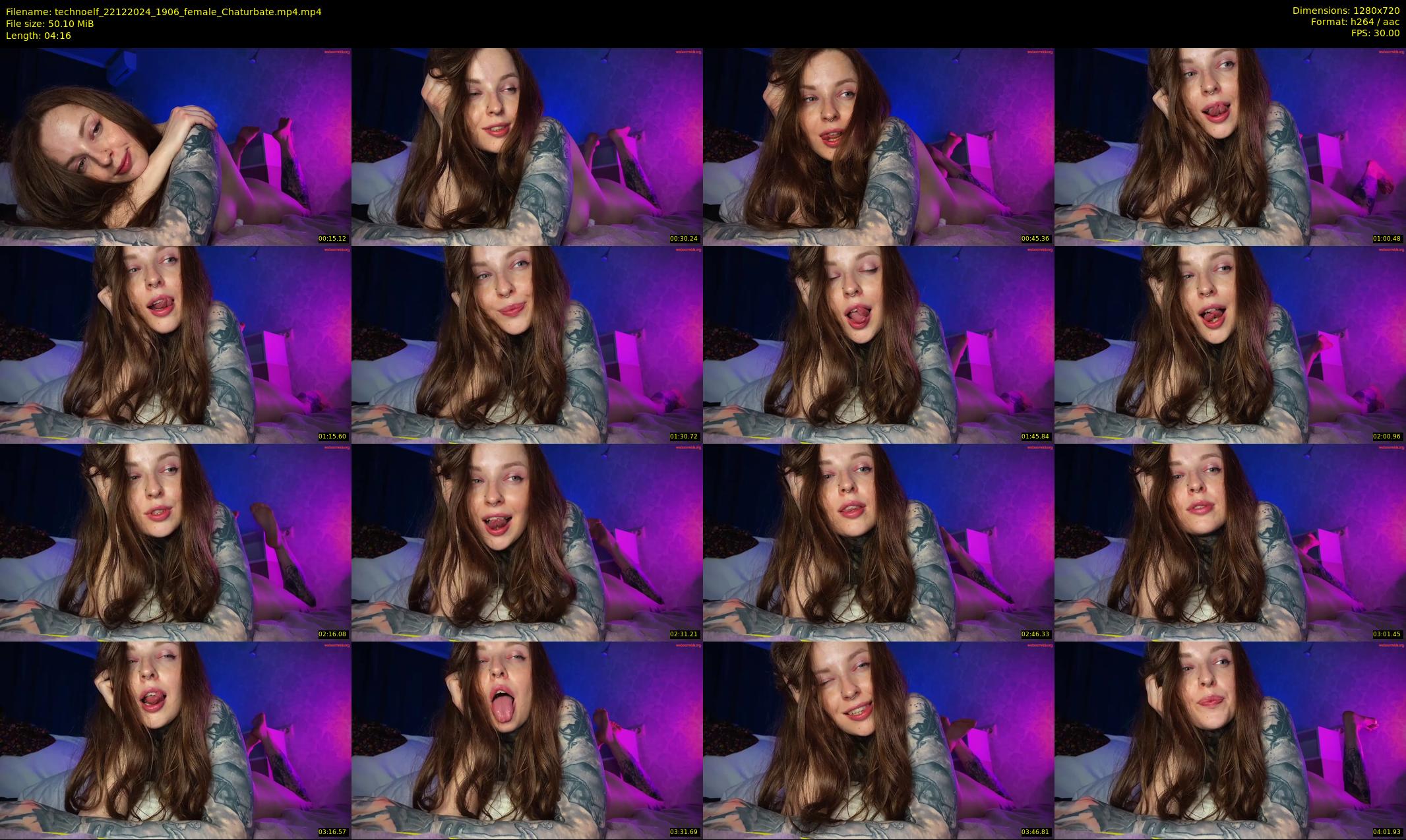 technoelf — 5 minute Chaturbate female cam show recording, 720p, Dec 22, 2024