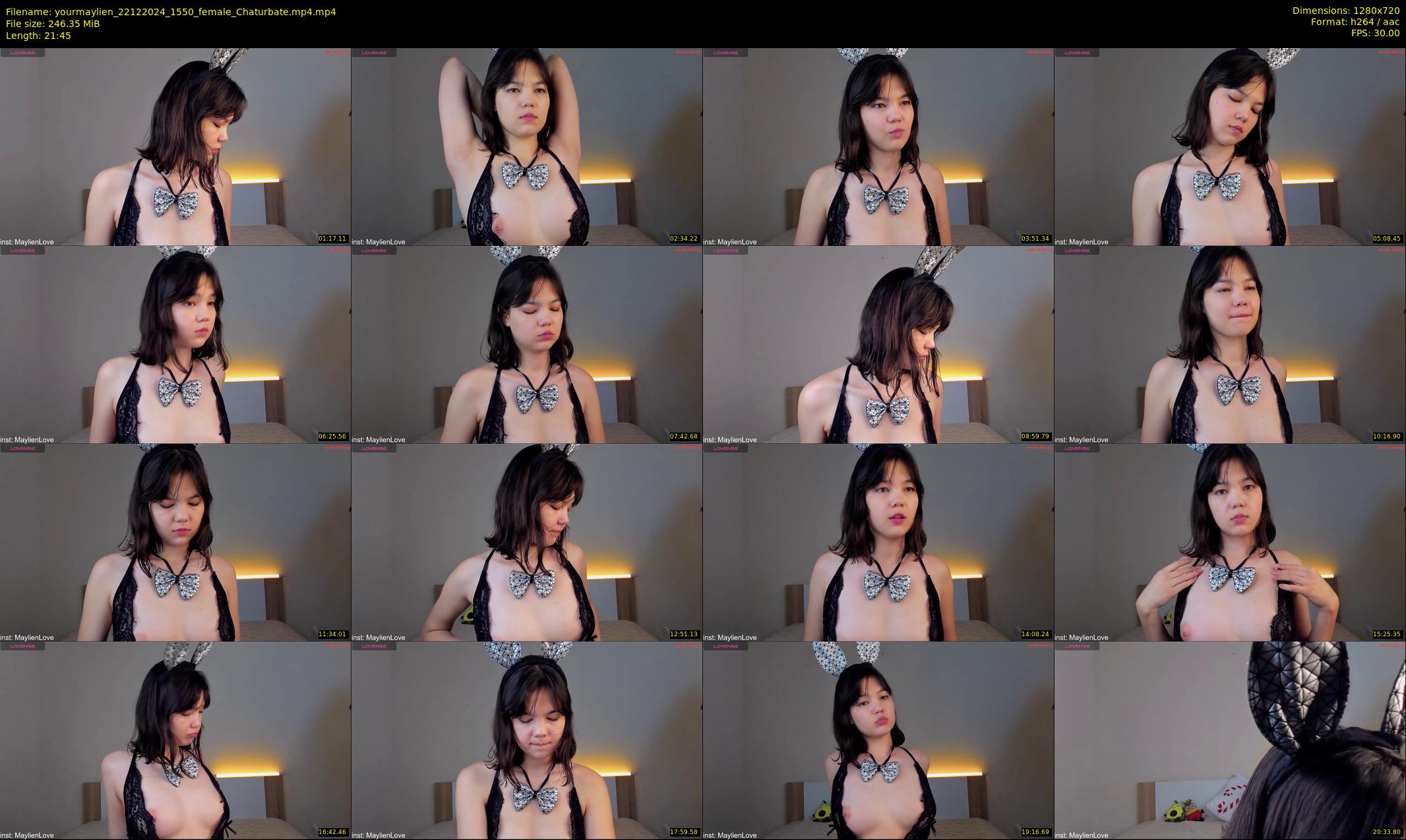 yourmaylien — 22 minute Chaturbate female cam show recording, 720p, Dec 22, 2024