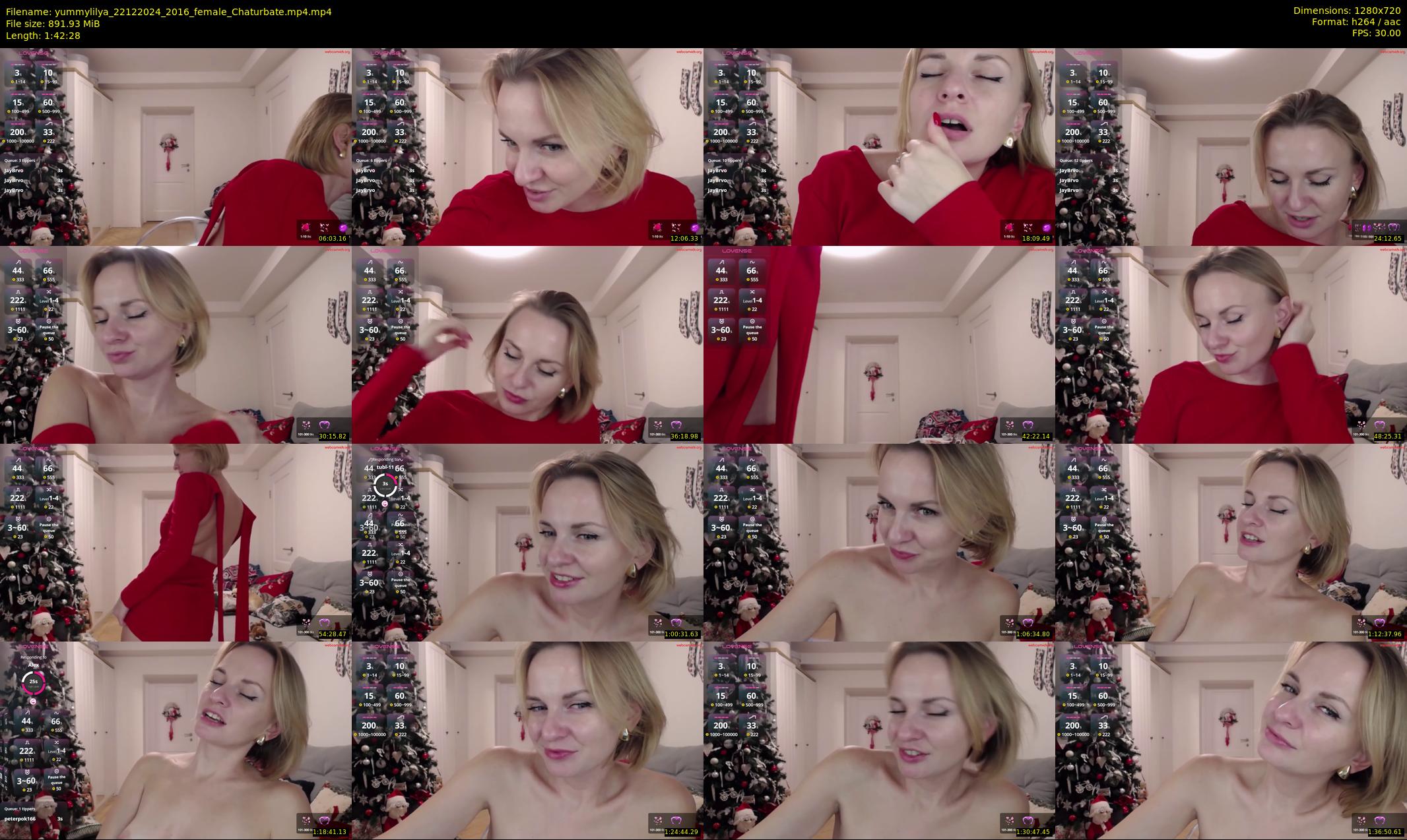 yummylilya — 103 minute Chaturbate female cam show recording, 720p, Dec 22, 2024