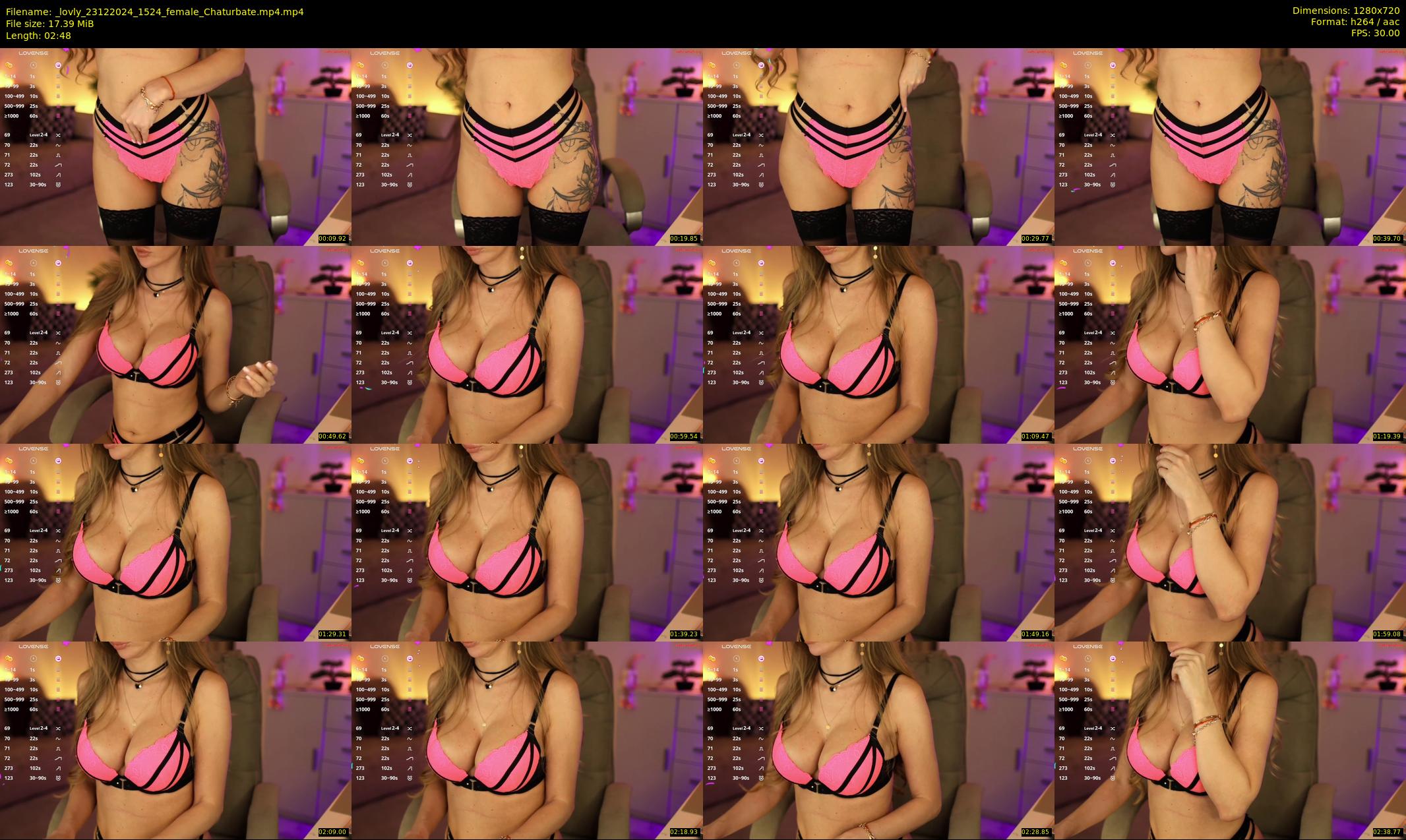 _lovly — 3 minute Chaturbate female cam show recording, 720p, Dec 23, 2024