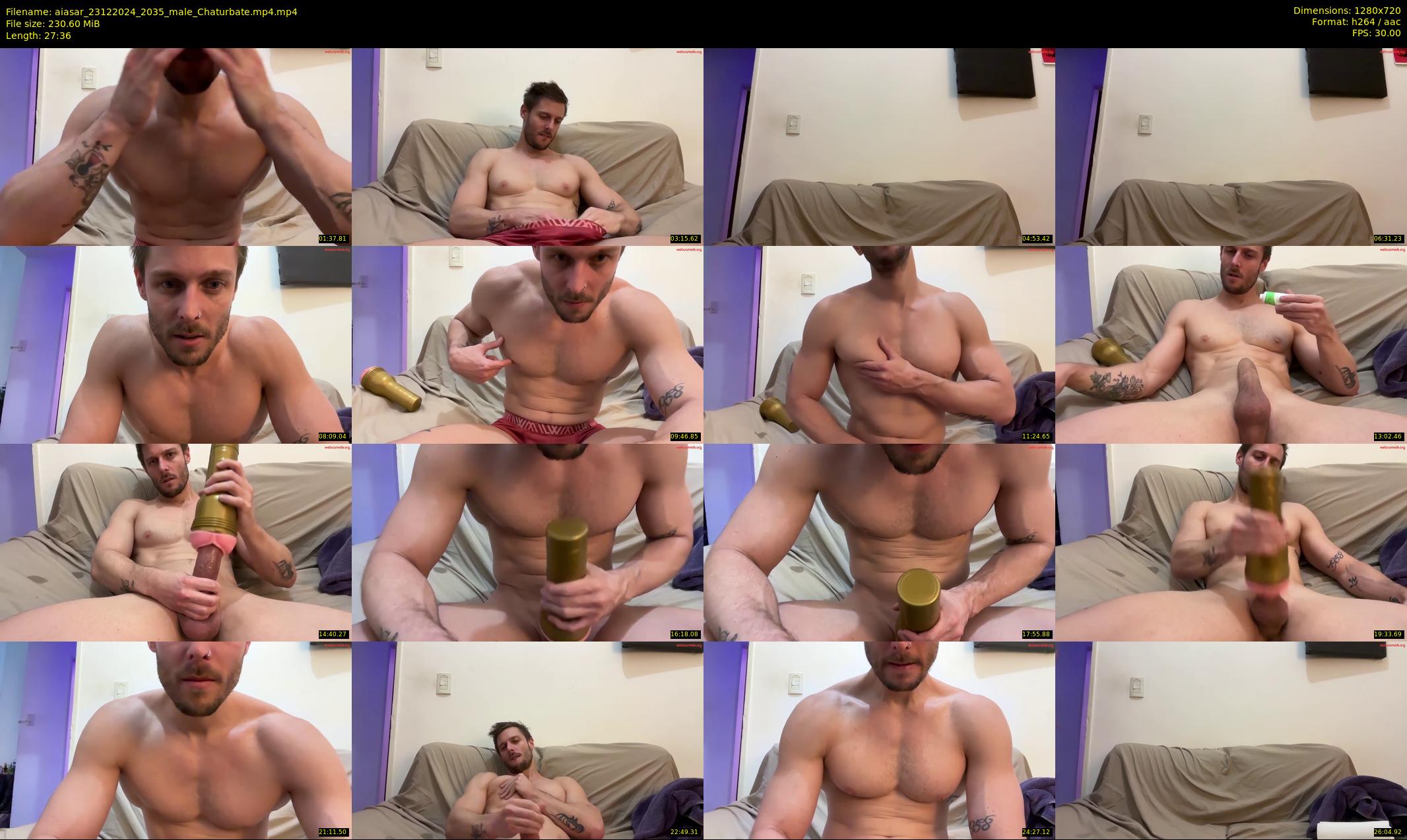 aiasar — 28 minute Chaturbate male cam show recording, 720p, Dec 23, 2024