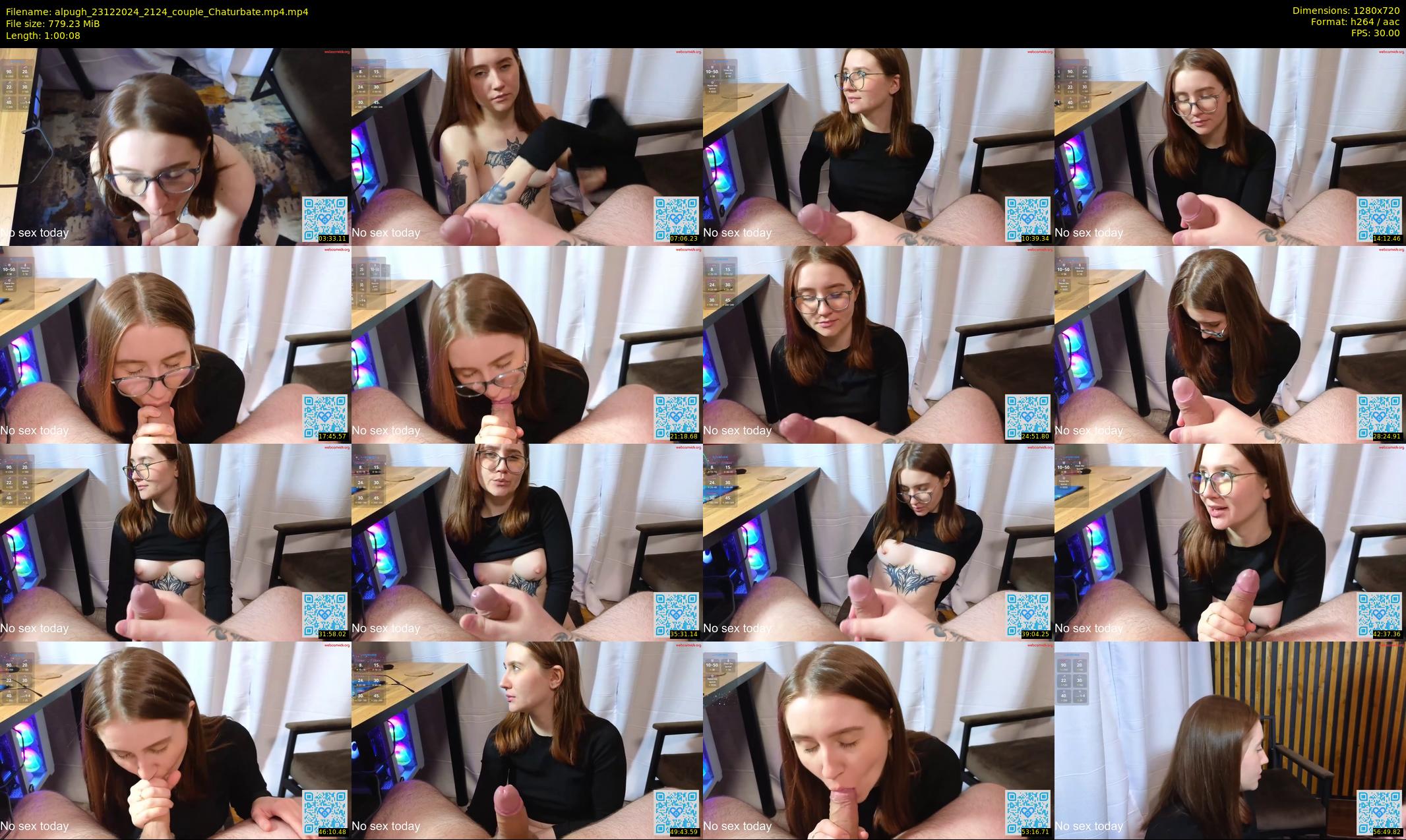 alpugh — 61 minute Chaturbate couple cam show recording, 720p, Dec 23, 2024