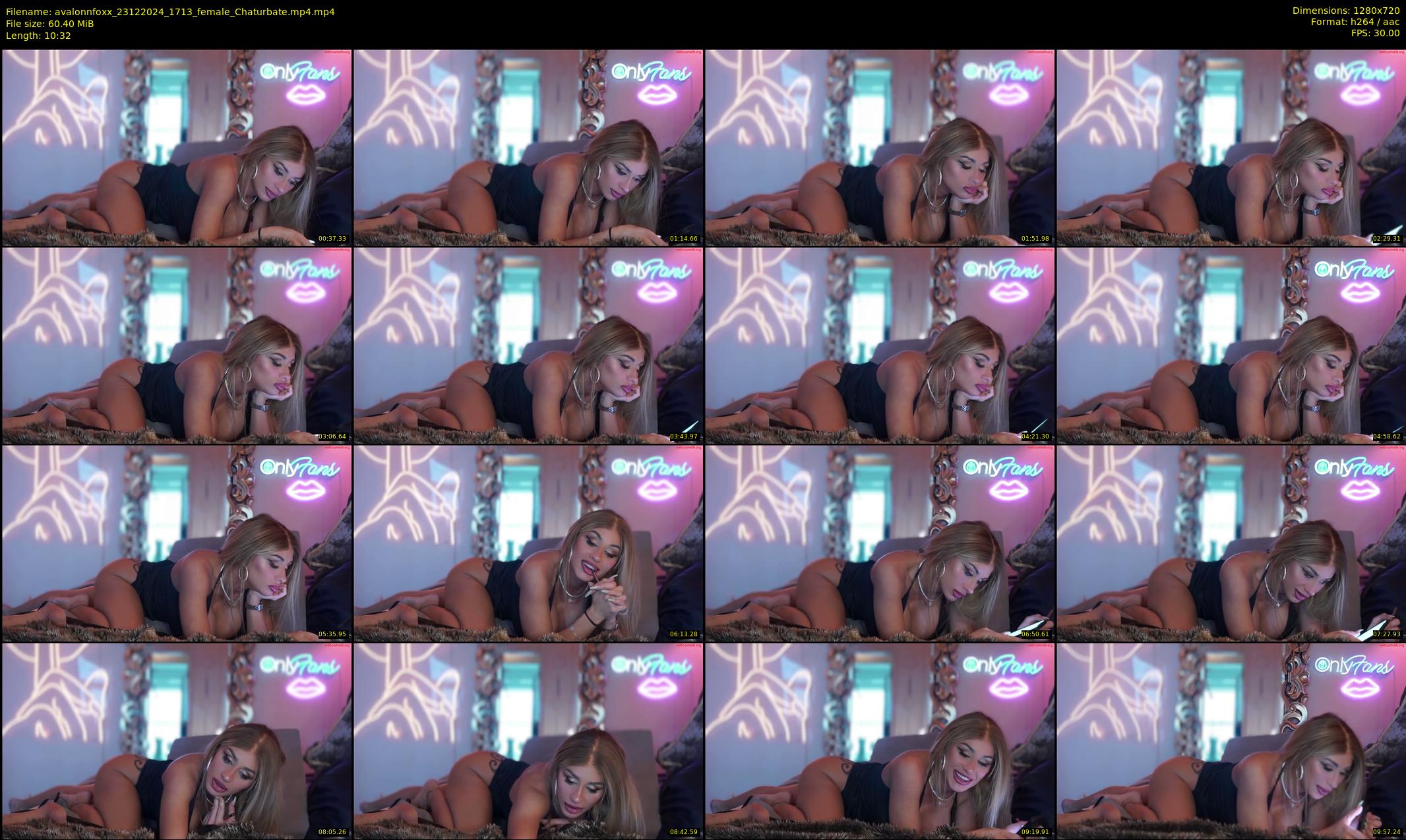 avalonnfoxx — 11 minute Chaturbate female cam show recording, 720p, Dec 23, 2024