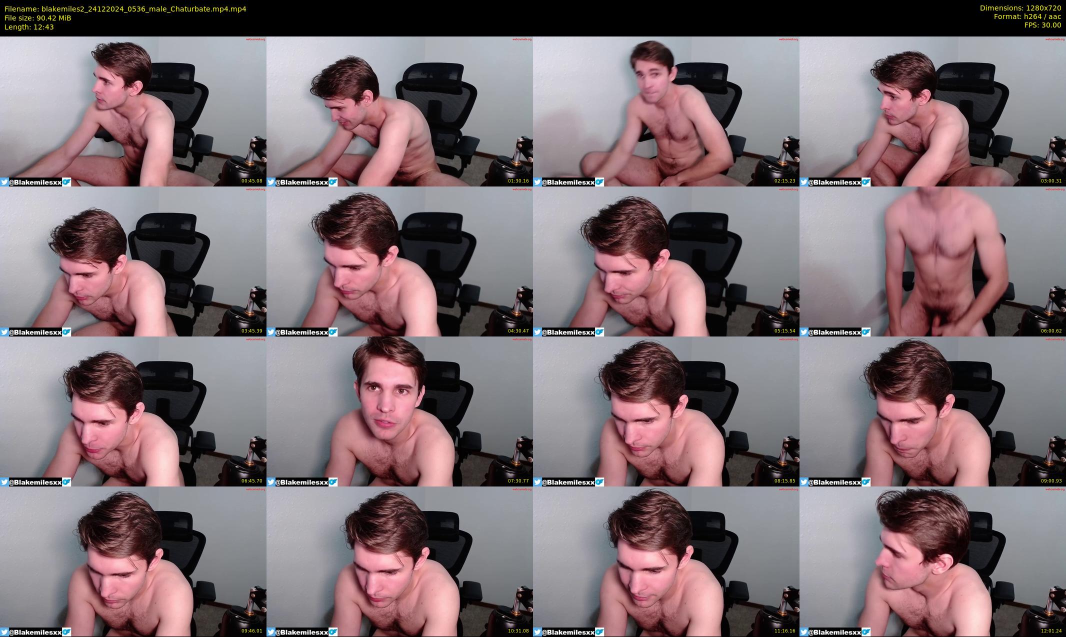 blakemiles2 — 13 minute Chaturbate male cam show recording, 720p, Dec 24, 2024