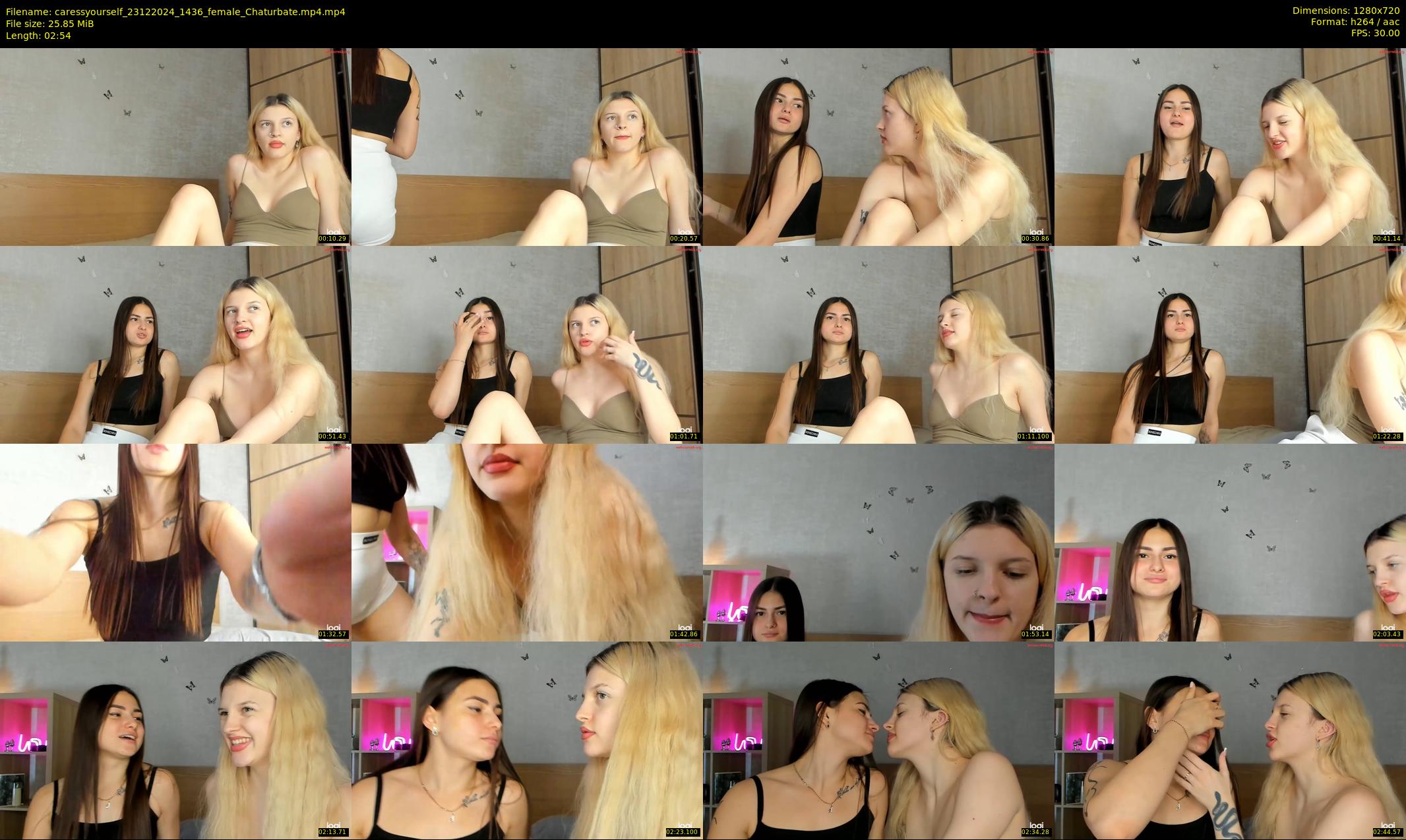 caressyourself — 3 minute Chaturbate female cam show recording, 720p, Dec 23, 2024