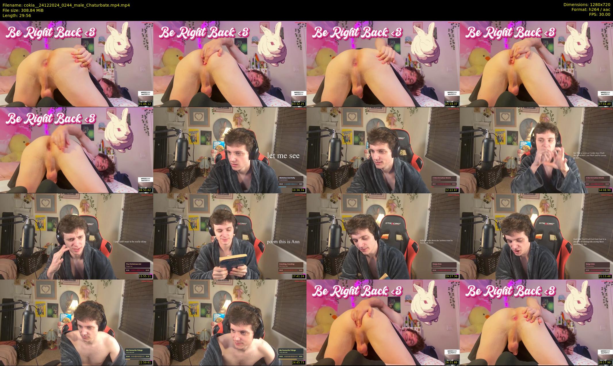 cokia_ — 30 minute Chaturbate male cam show recording, 720p, Dec 24, 2024
