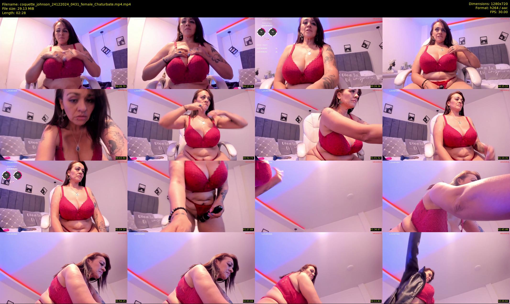 coquette_johnson — 3 minute Chaturbate female cam show recording, 720p, Dec 24, 2024