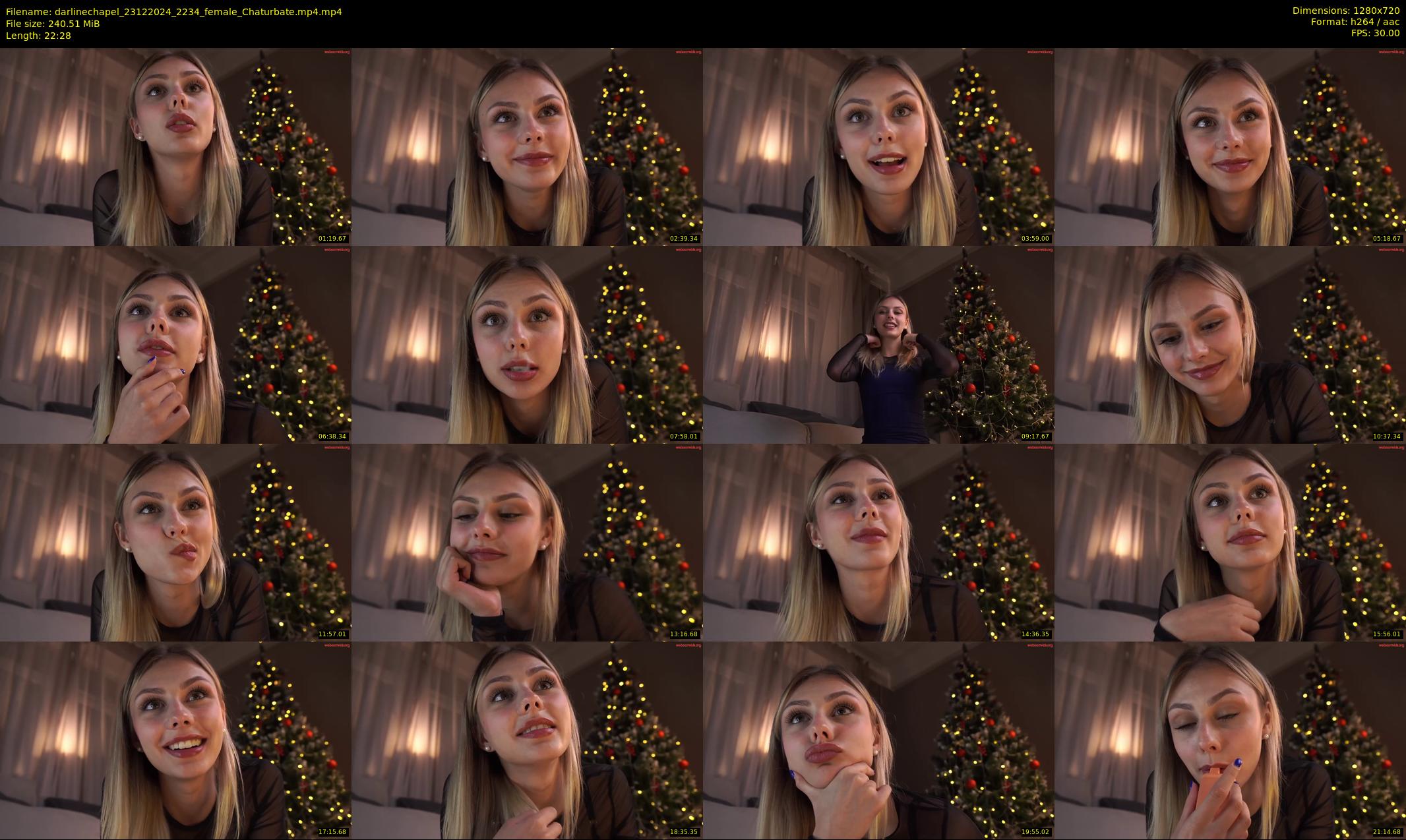 darlinechapel — 23 minute Chaturbate female cam show recording, 720p, Dec 23, 2024