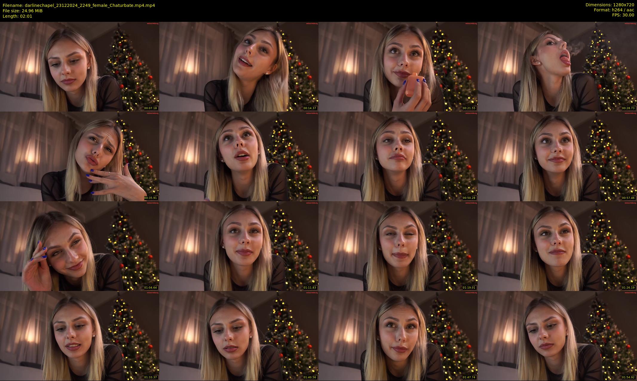 darlinechapel — 3 minute Chaturbate female cam show recording, 720p, Dec 23, 2024