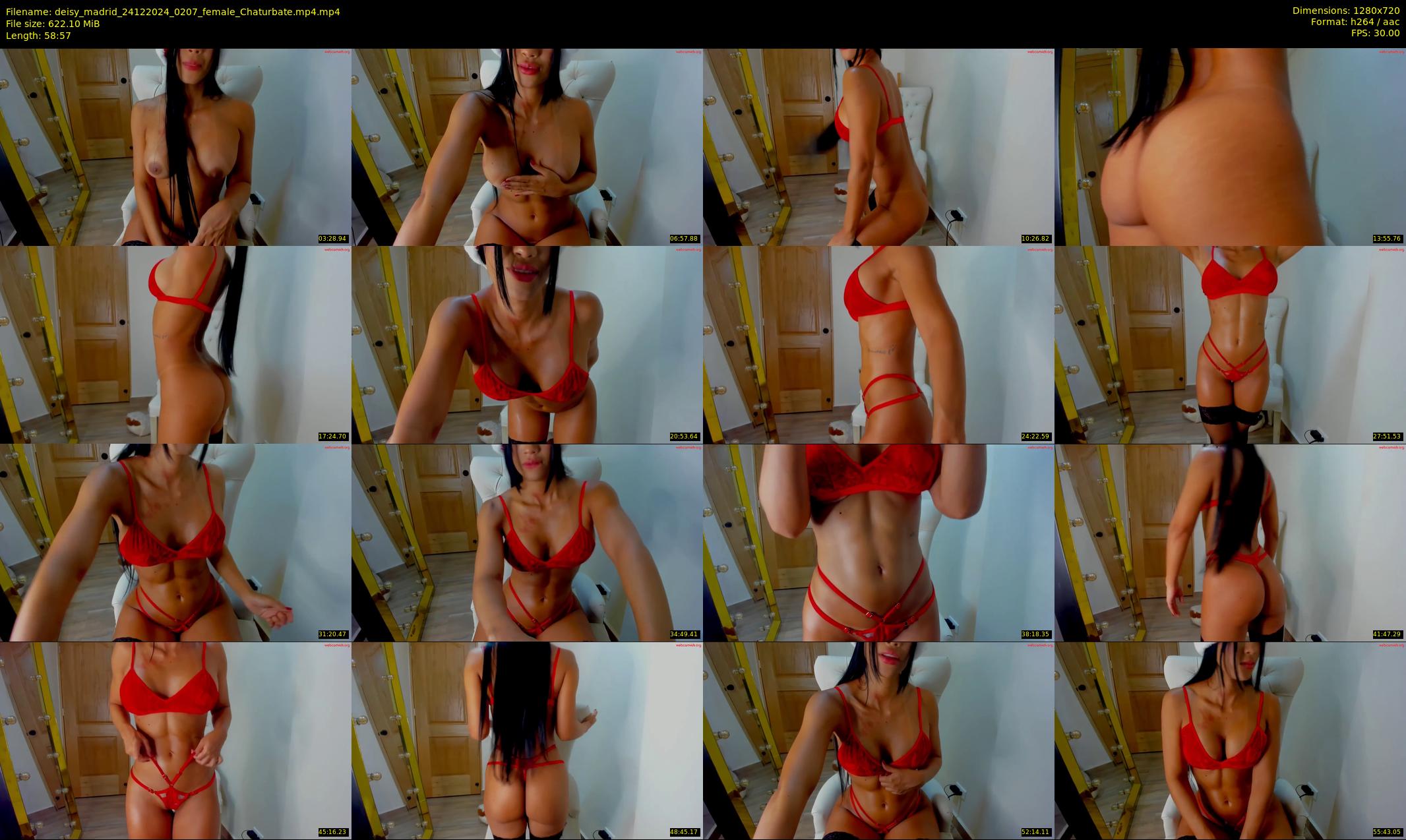 deisy_madrid — 59 minute Chaturbate female cam show recording, 720p, Dec 24, 2024