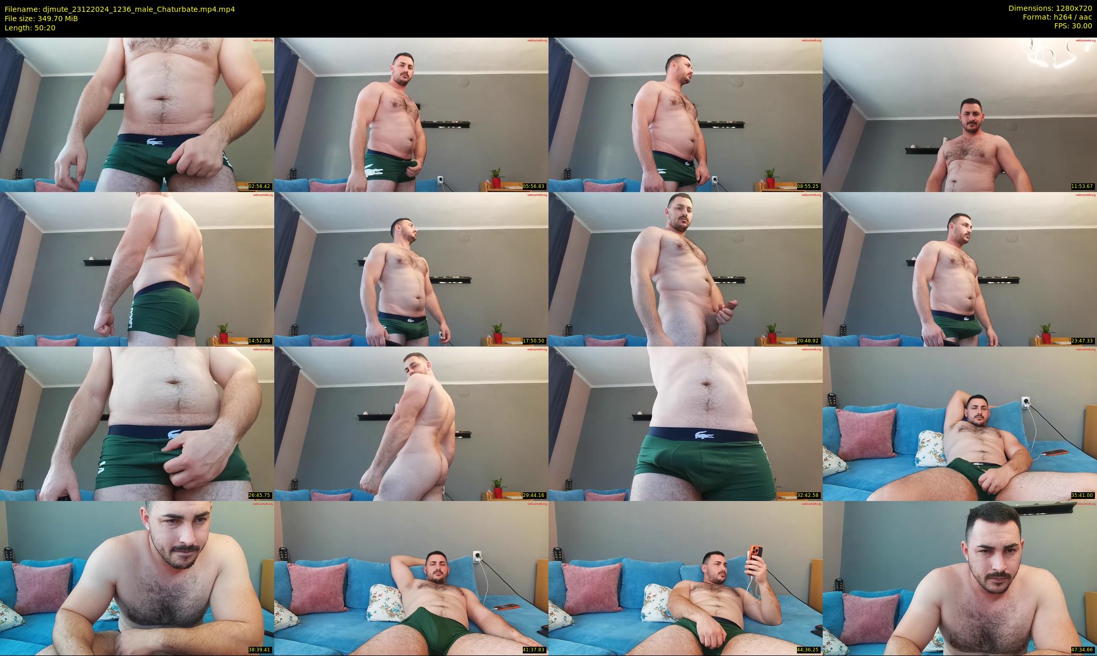 djmute — 51 minute Chaturbate male cam show recording, 720p, Dec 23, 2024