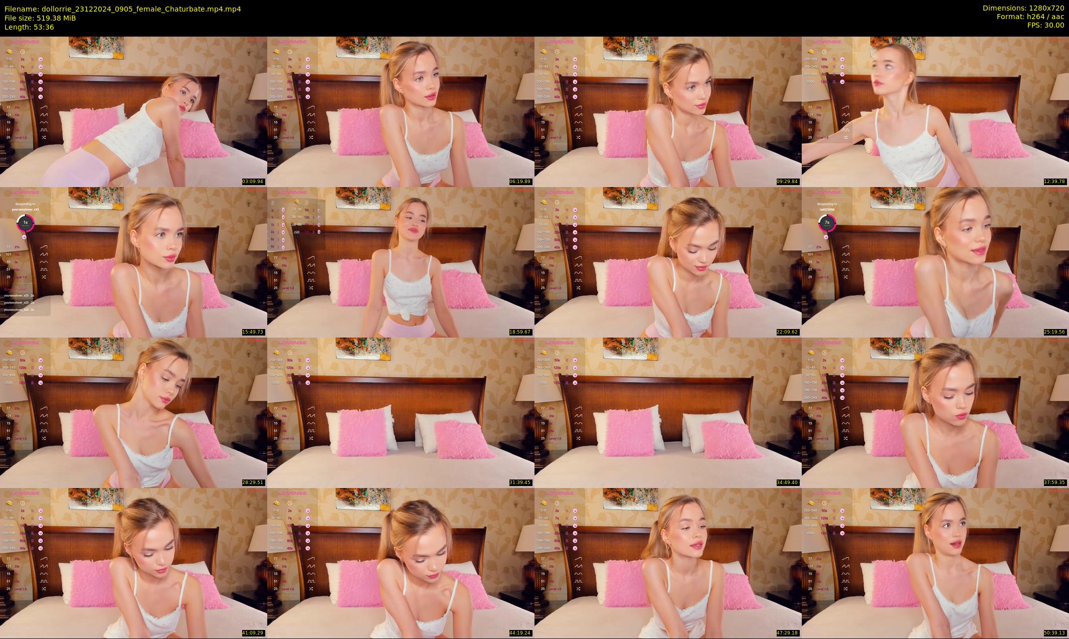 dollorrie — 54 minute Chaturbate couple cam show recording, 720p, Dec 23, 2024