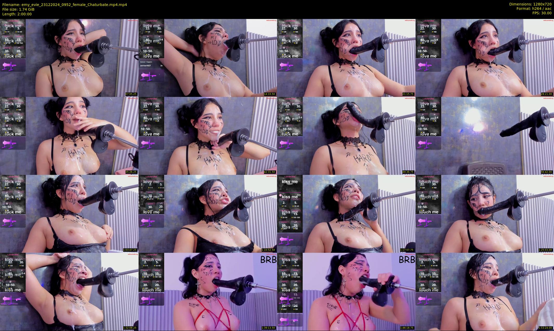 emy_evie — 120 minute Chaturbate female cam show recording, 720p, Dec 23, 2024
