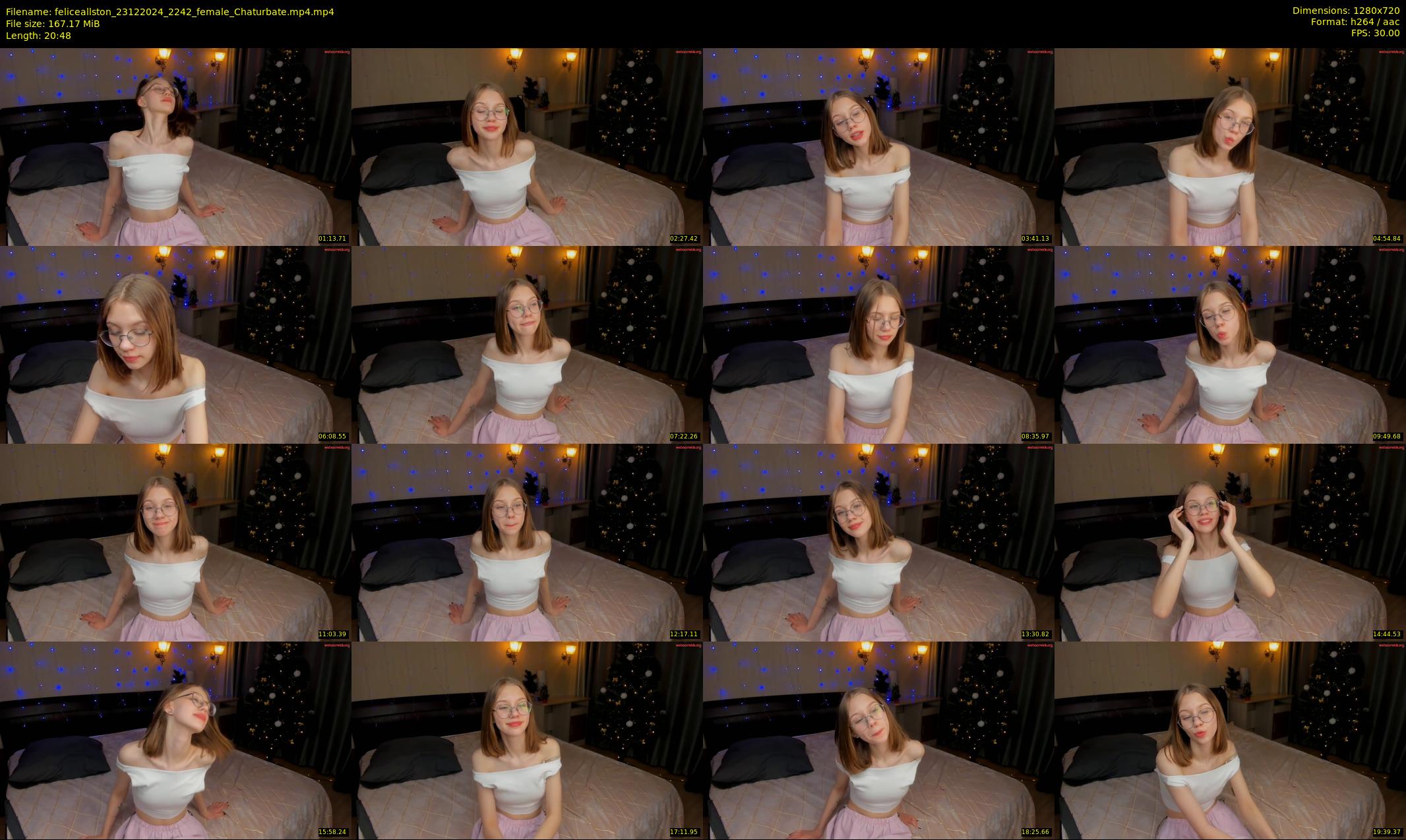 feliceallston — 21 minute Chaturbate female cam show recording, 720p, Dec 23, 2024