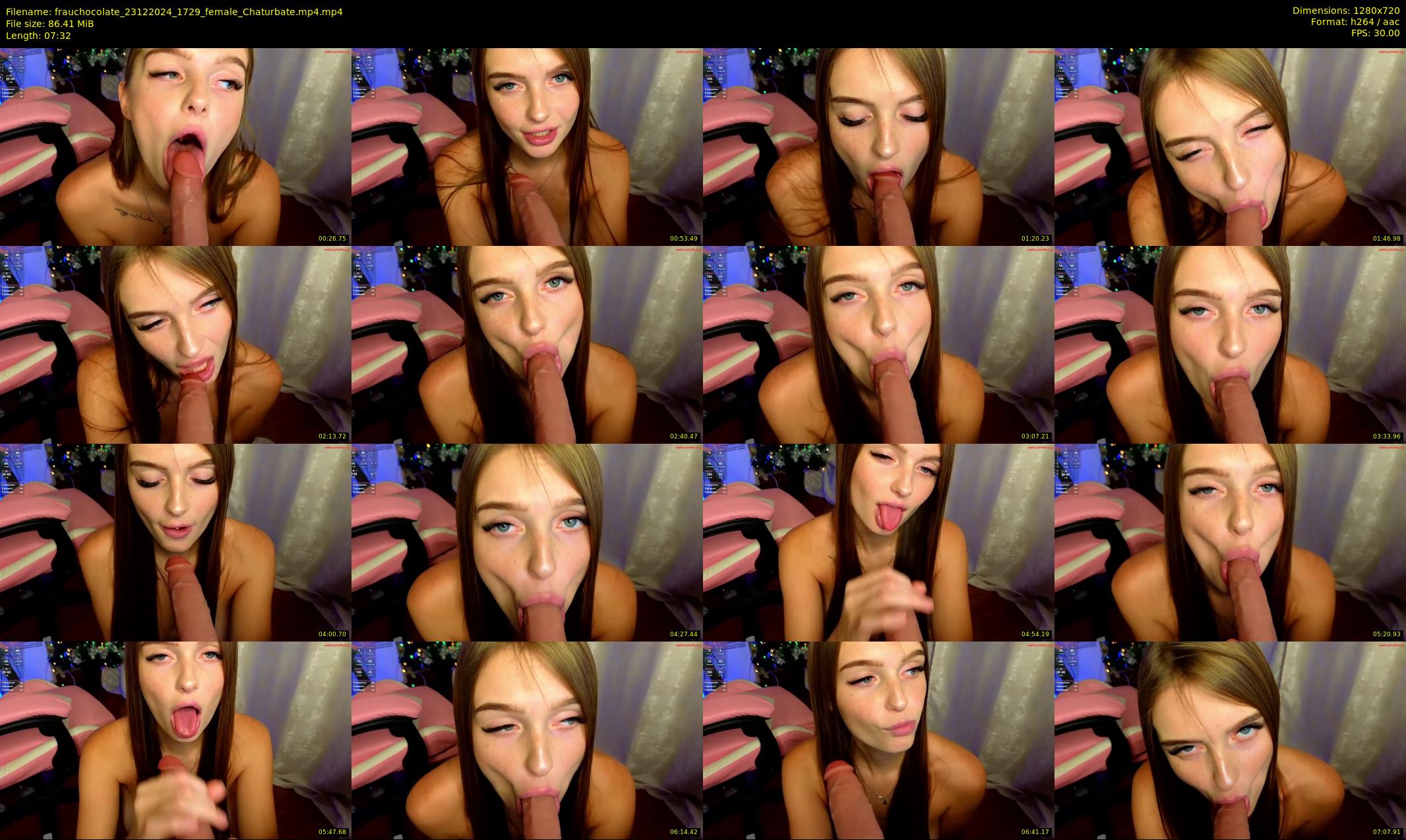 frauchocolate — 8 minute Chaturbate female cam show recording, 720p, Dec 23, 2024
