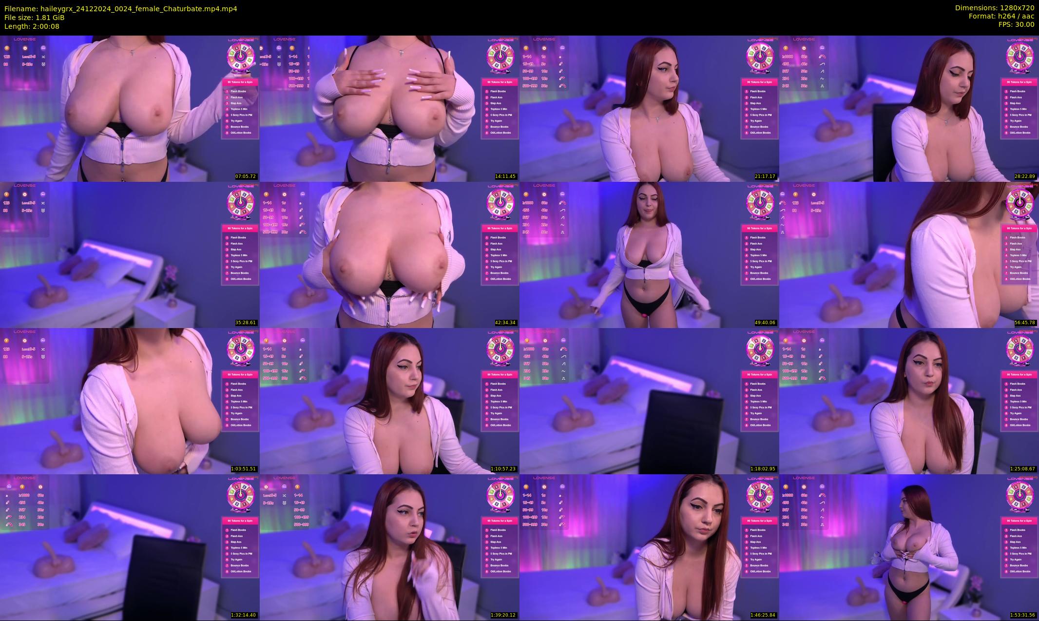 haileygrx — 121 minute Chaturbate female cam show recording, 720p, Dec 24, 2024