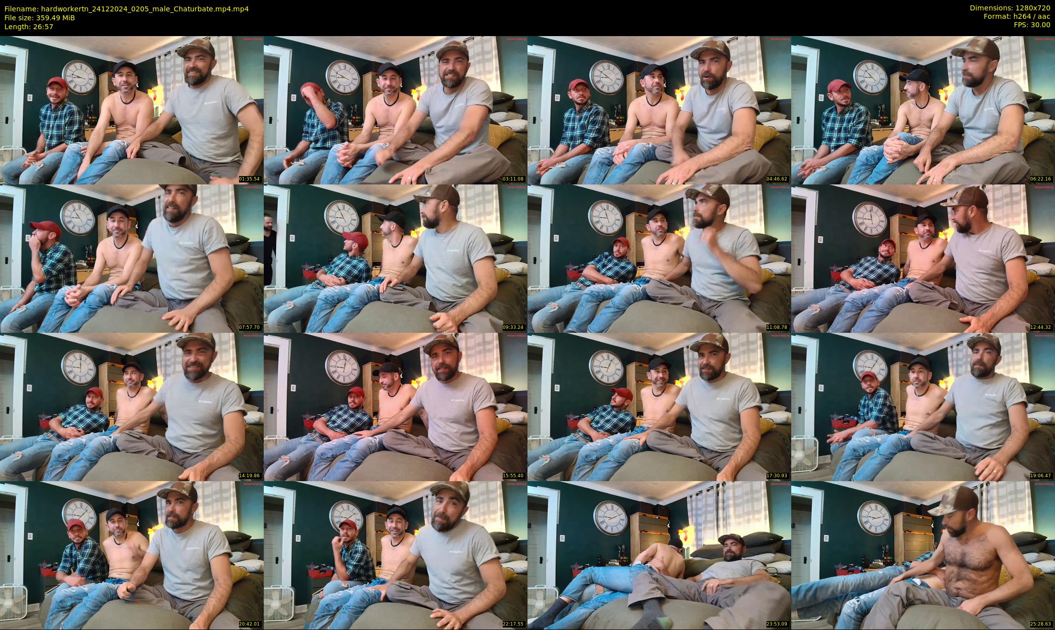 hardworkertn — 27 minute Chaturbate male cam show recording, 720p, Dec 24, 2024
