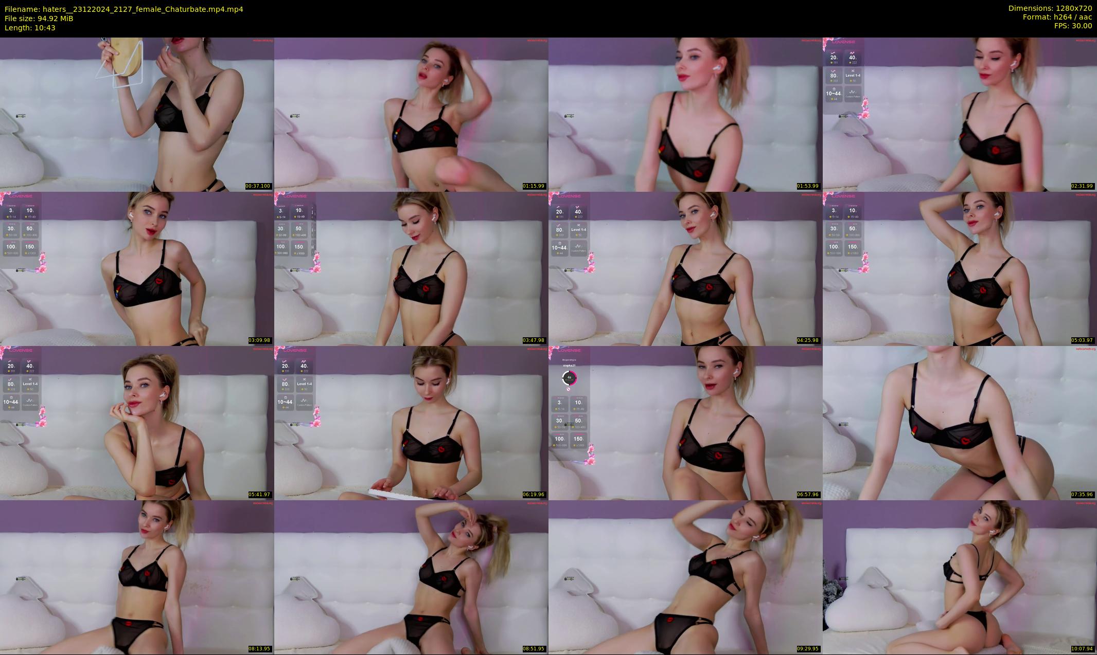 haters_ — 11 minute Chaturbate female cam show recording, 720p, Dec 23, 2024