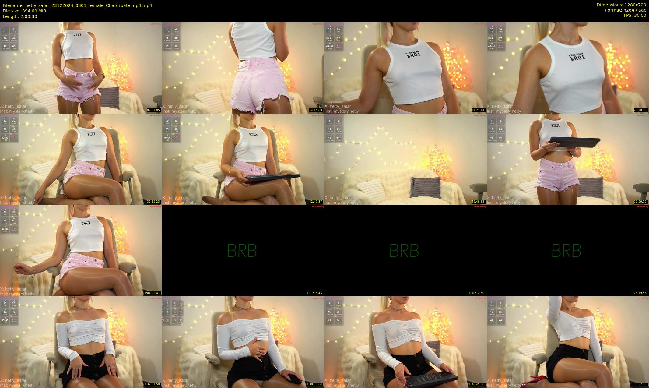 hetty_satar — 121 minute Chaturbate female cam show recording, 720p, Dec 23, 2024