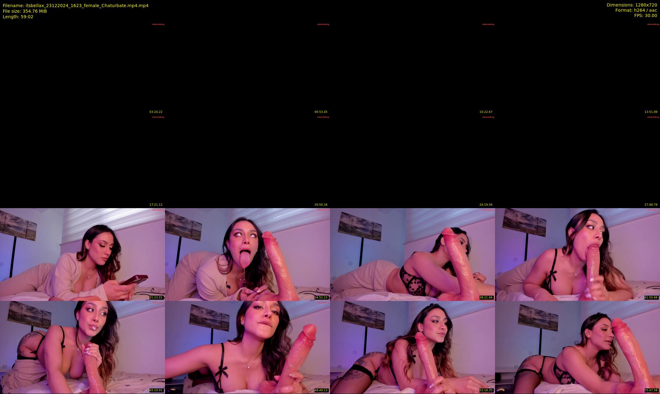 itsbellax — 60 minute Chaturbate female cam show recording, 720p, Dec 23, 2024