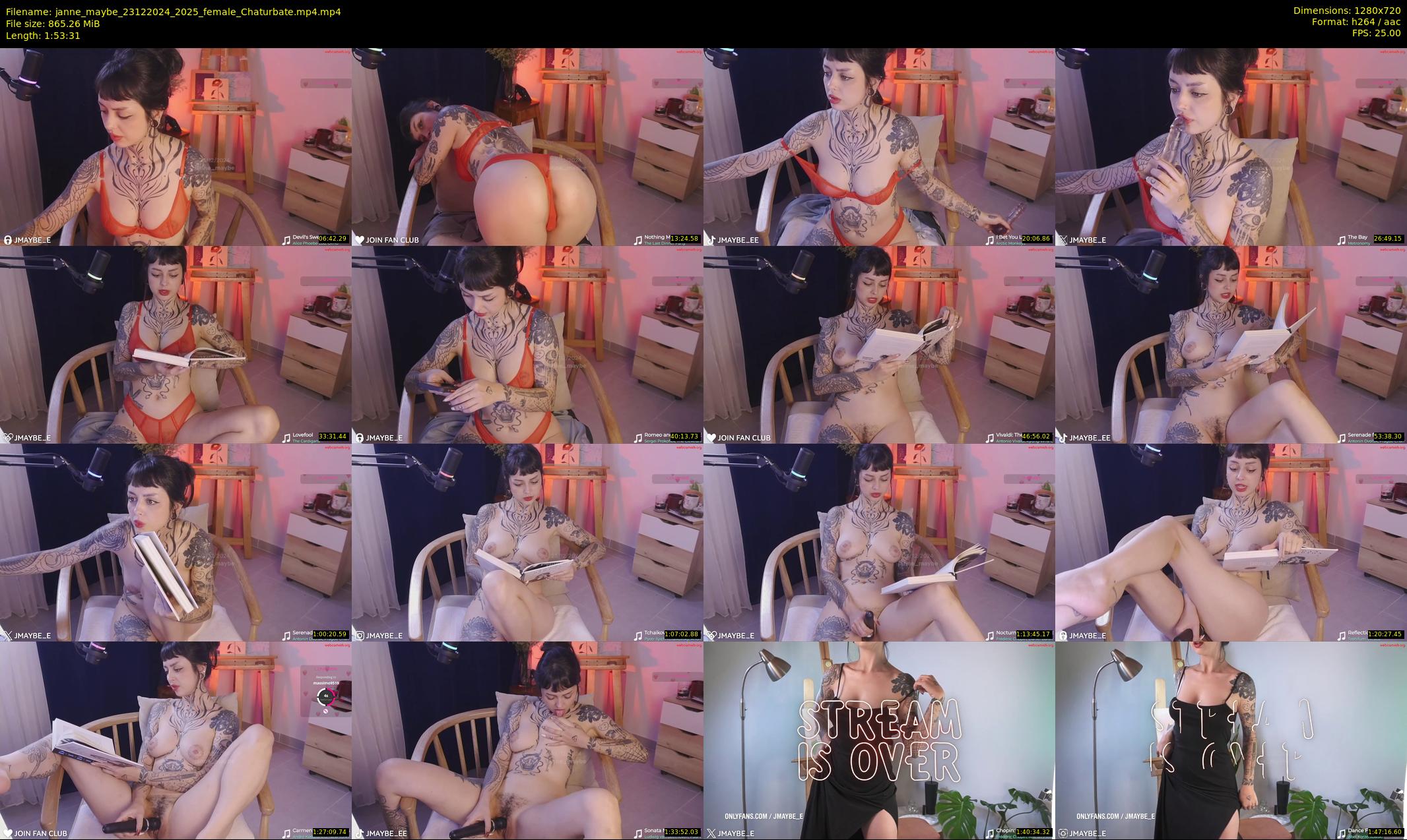 janne_maybe — 114 minute Chaturbate female cam show recording, 720p, Dec 23, 2024