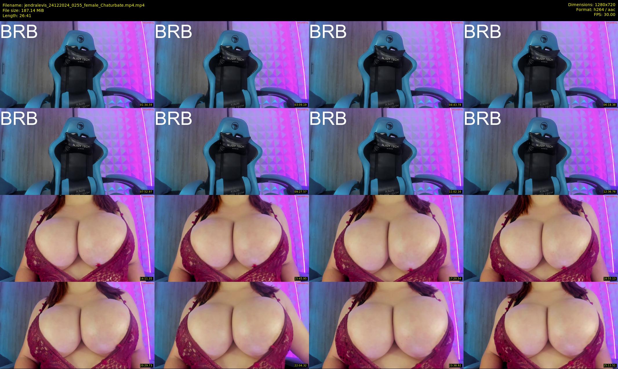 jendralevis — 27 minute Chaturbate female cam show recording, 720p, Dec 24, 2024