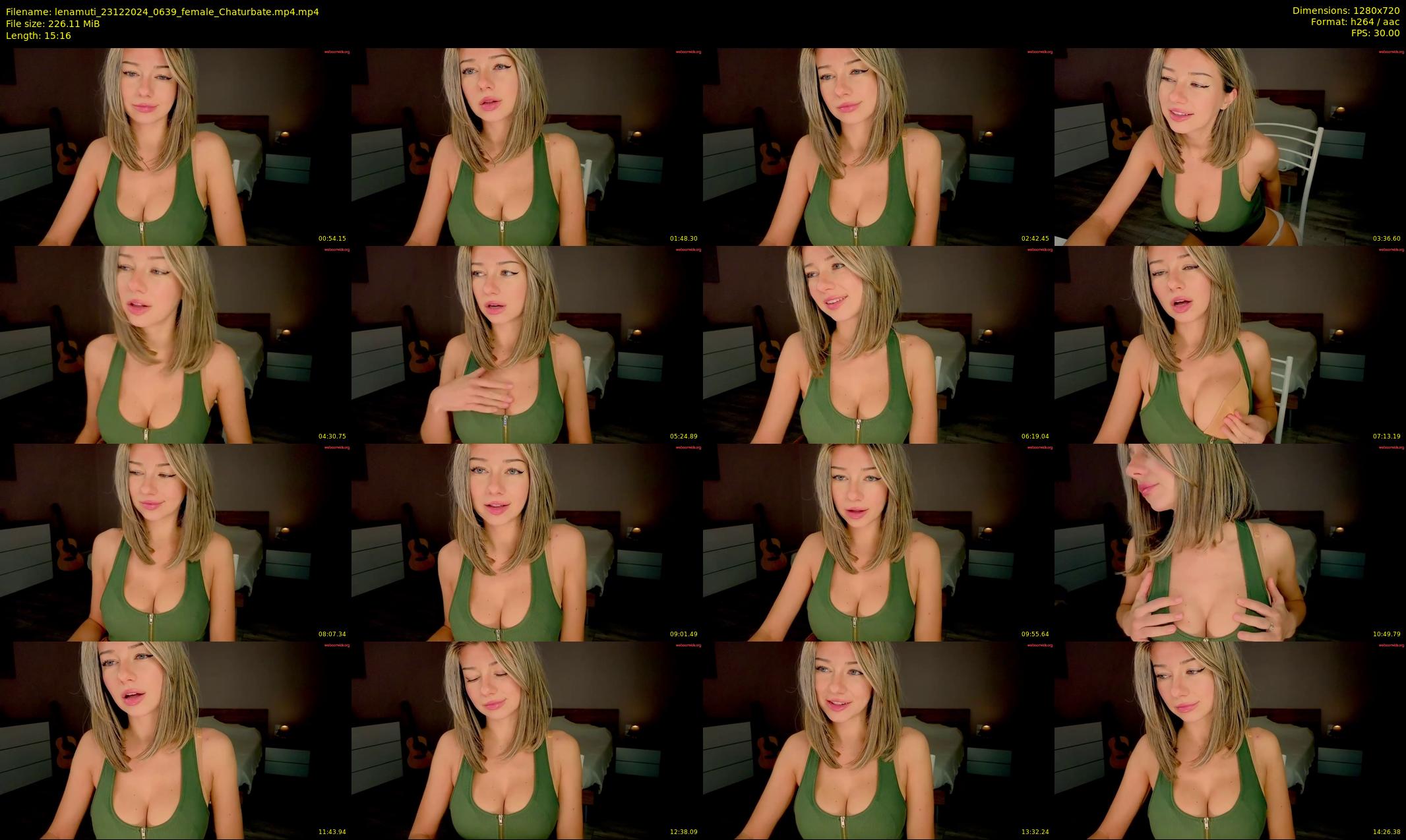 lenamuti — 16 minute Chaturbate female cam show recording, 720p, Dec 23, 2024