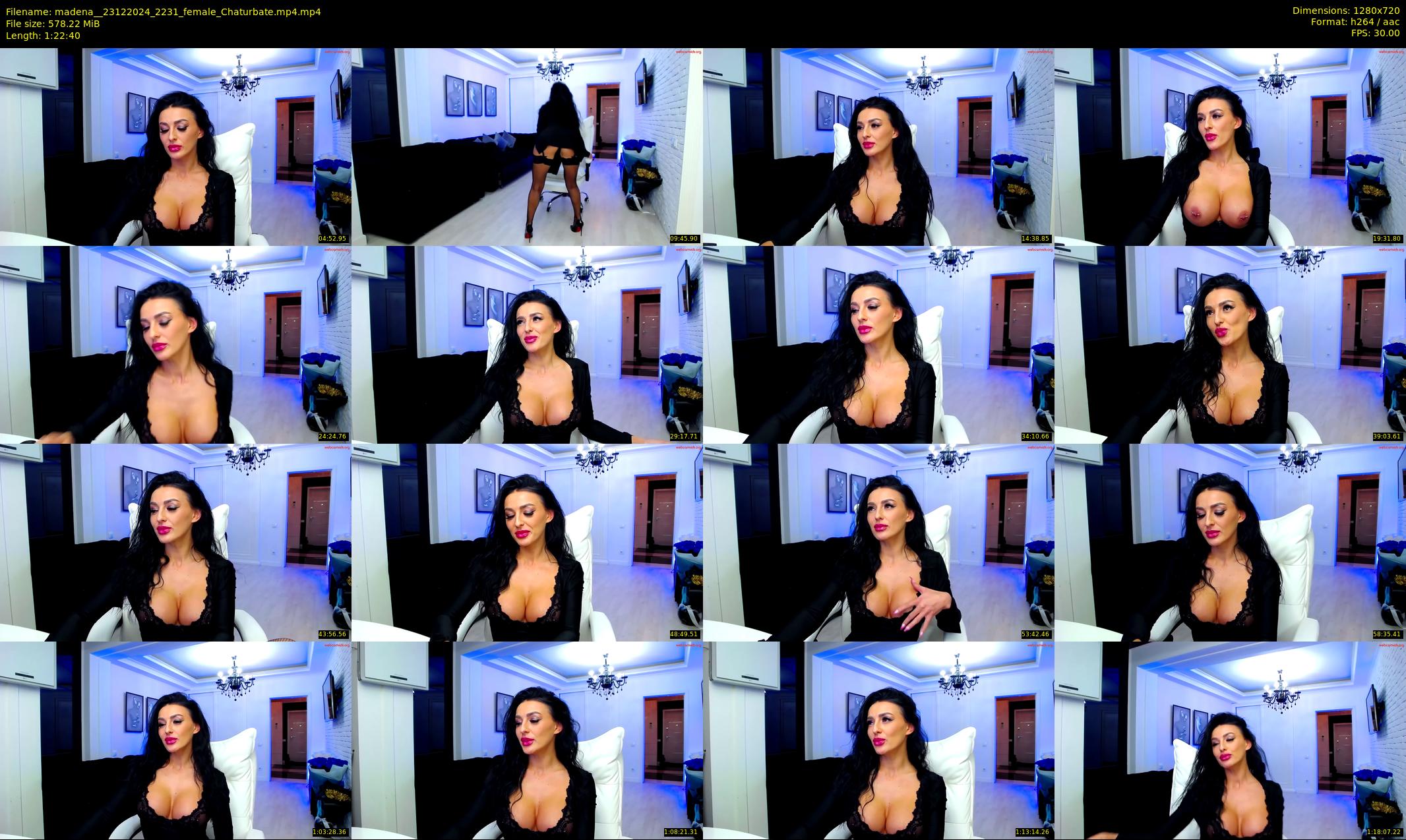 madena_ — 83 minute Chaturbate female cam show recording, 720p, Dec 23, 2024