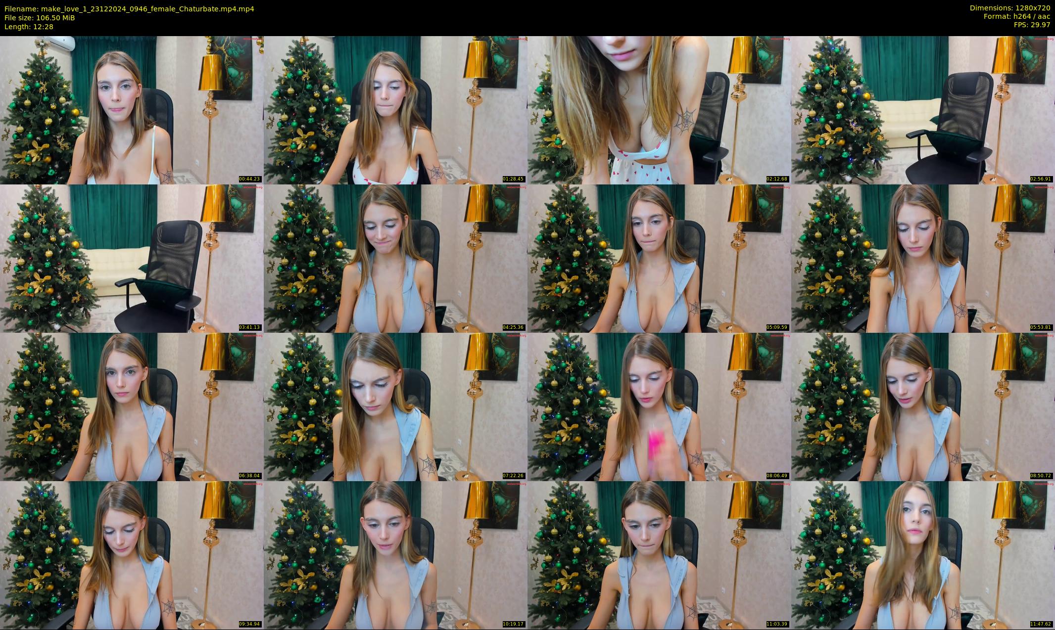 make_love_1 — 13 minute Chaturbate female cam show recording, 720p, Dec 23, 2024