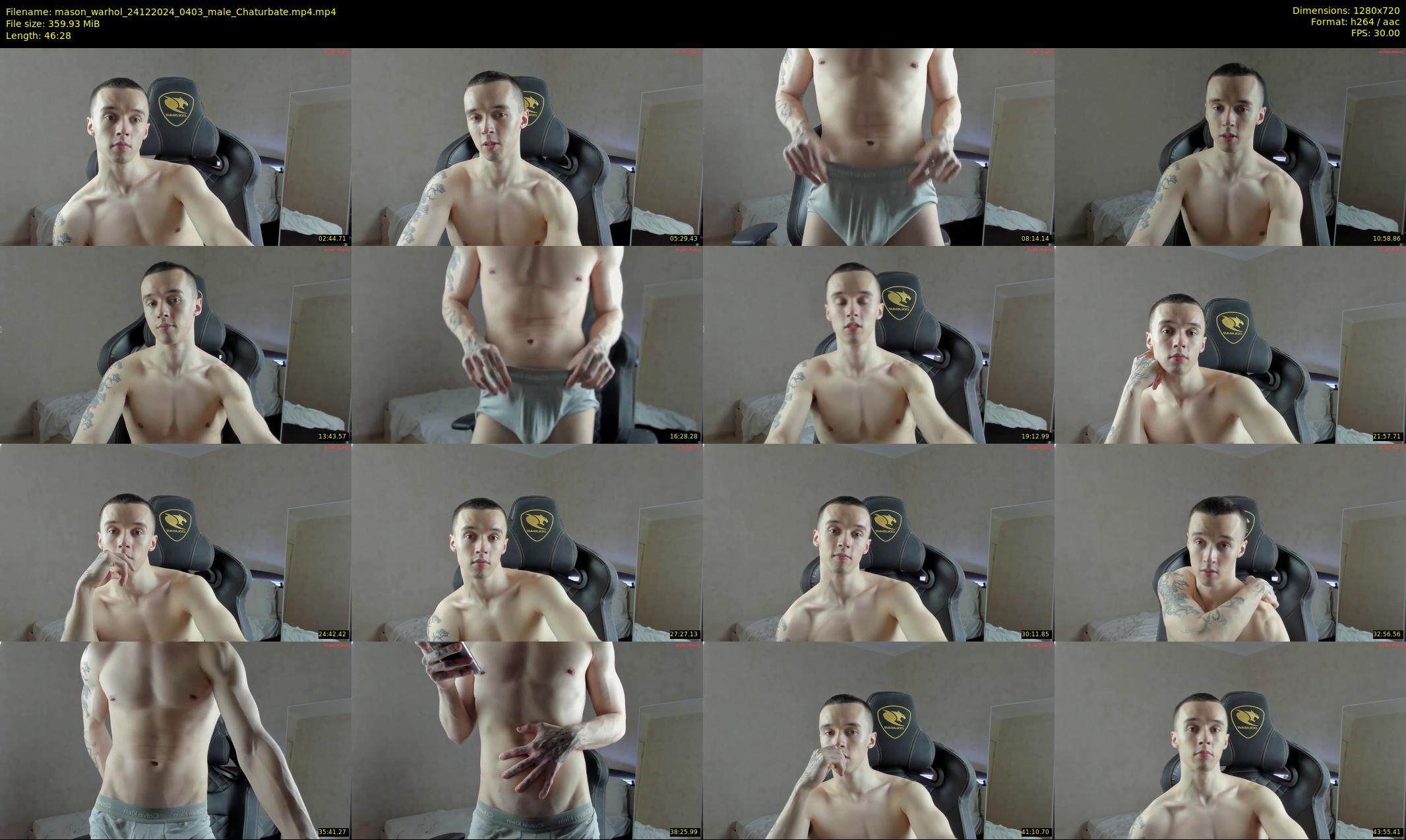 mason_warhol — 47 minute Chaturbate male cam show recording, 720p, Dec 24, 2024