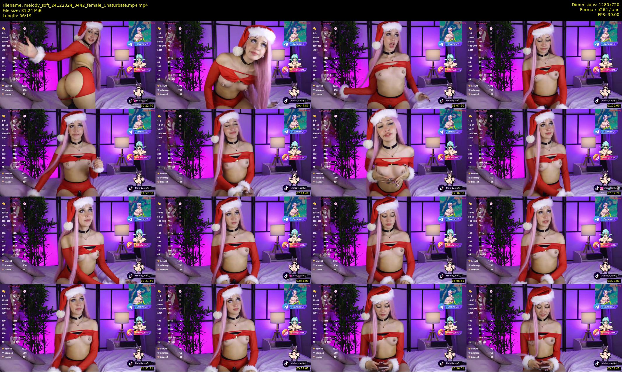 melody_soft — 7 minute Chaturbate female cam show recording, 720p, Dec 24, 2024