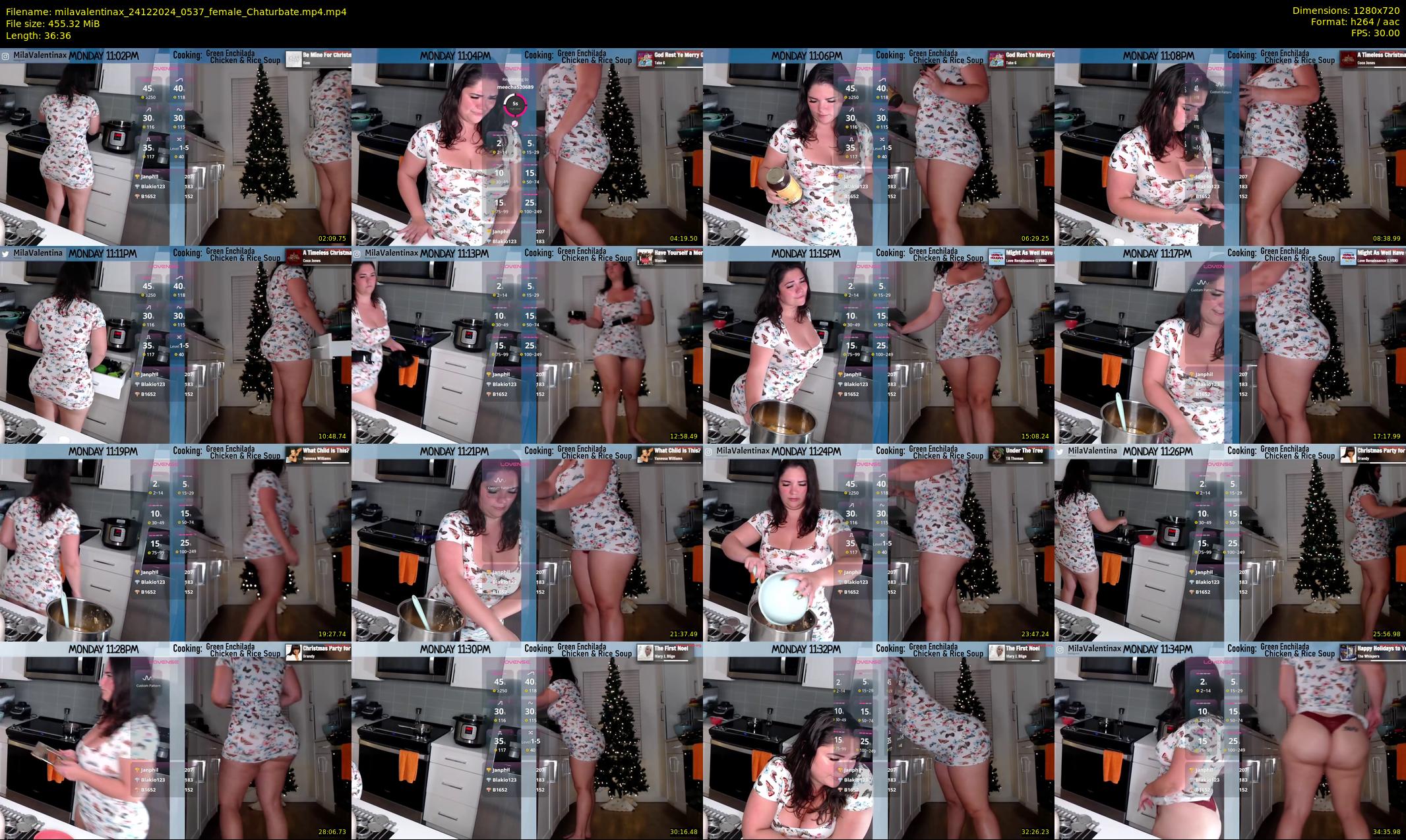milavalentinax — 37 minute Chaturbate female cam show recording, 720p, Dec 24, 2024