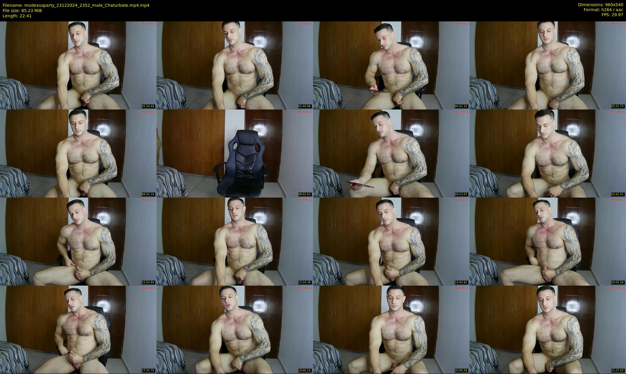 modexusparty — 23 minute Chaturbate male cam show recording, 480p, Dec 23, 2024