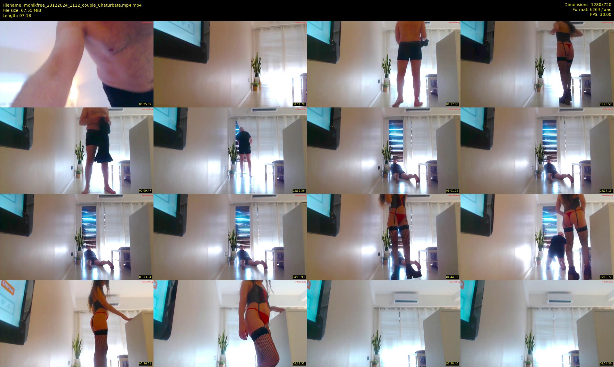 monikfree — 8 minute Chaturbate couple cam show recording, 720p, Dec 23, 2024