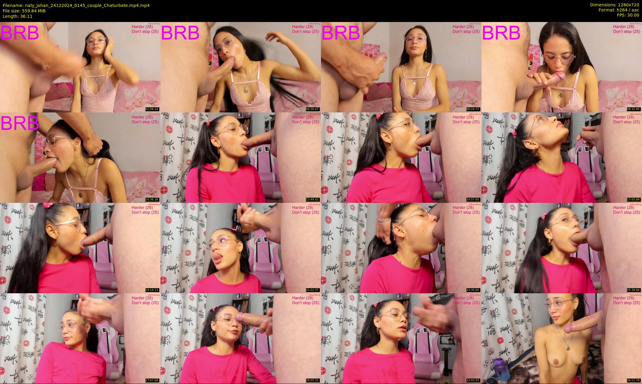 naty_johan — 37 minute Chaturbate couple cam show recording, 720p, Dec 24, 2024