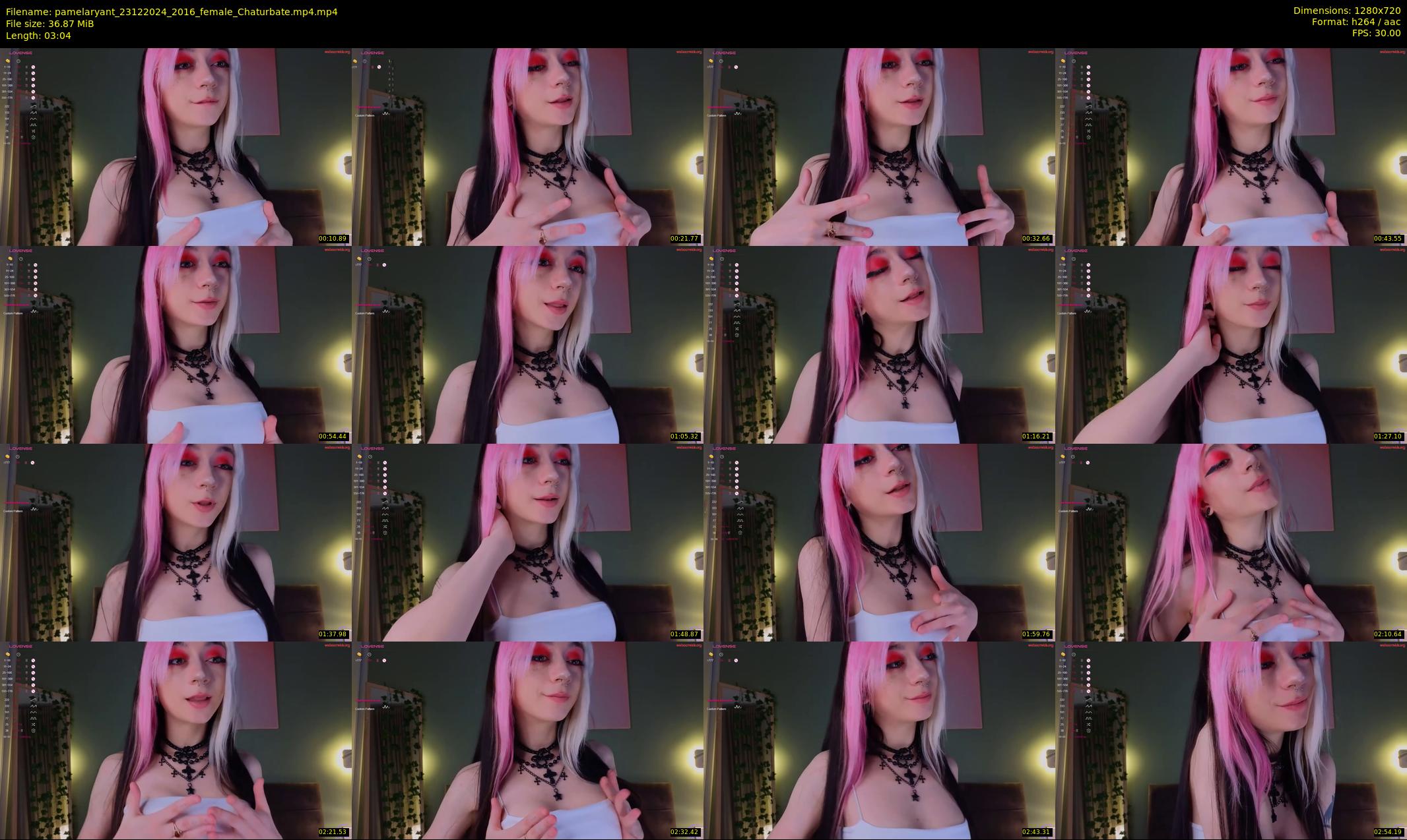 pamelaryant — 4 minute Chaturbate female cam show recording, 720p, Dec 23, 2024