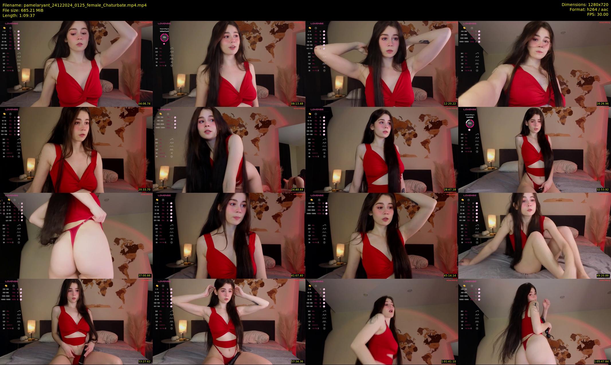 pamelaryant — 70 minute Chaturbate female cam show recording, 720p, Dec 24, 2024