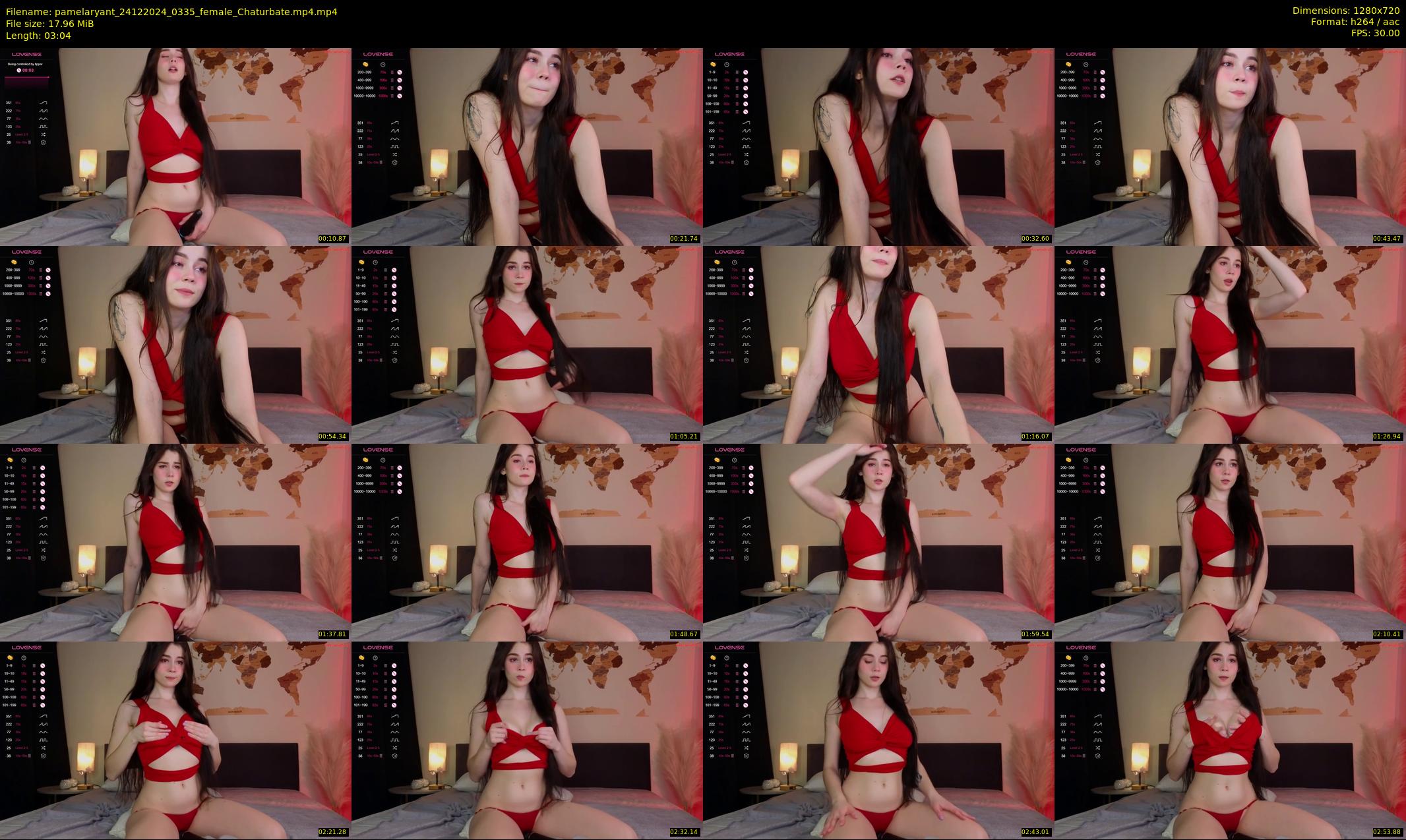 pamelaryant — 4 minute Chaturbate female cam show recording, 720p, Dec 24, 2024