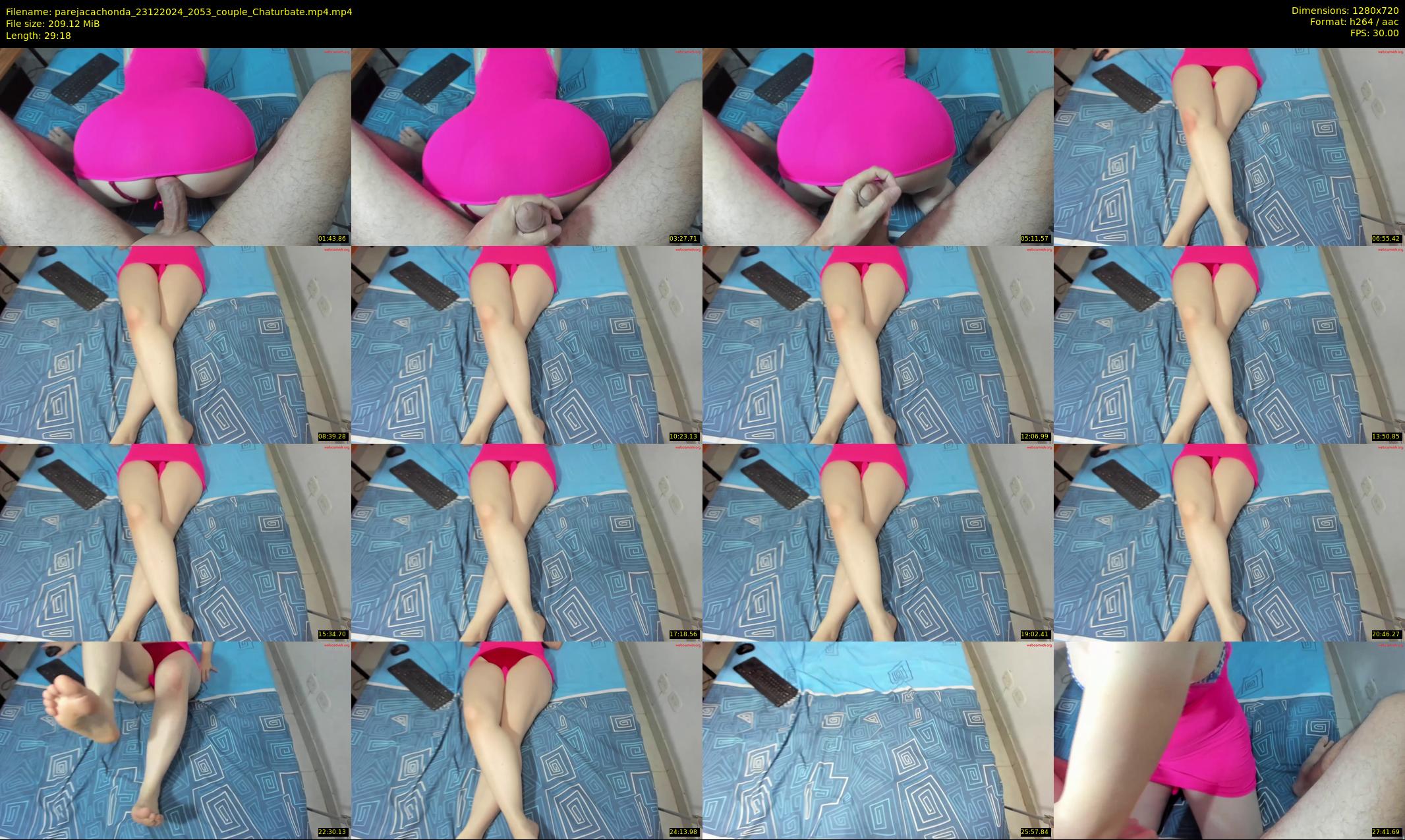 parejacachonda — 30 minute Chaturbate couple cam show recording, 720p, Dec 23, 2024