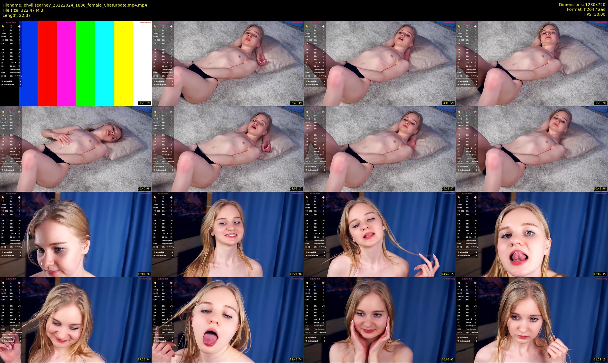 phyllisearney — 23 minute Chaturbate female cam show recording, 720p, Dec 23, 2024