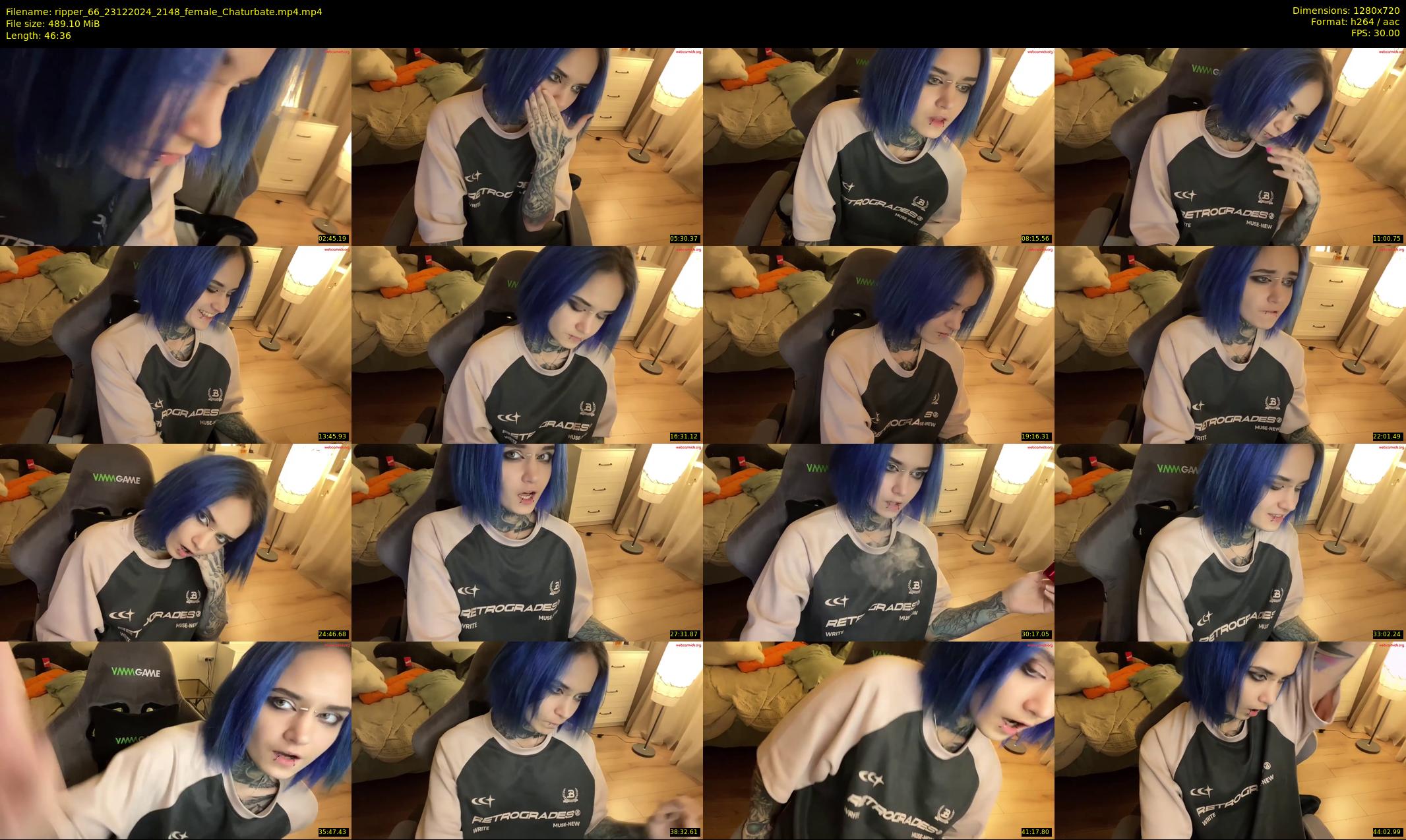 ripper_66 — 47 minute Chaturbate female cam show recording, 720p, Dec 23, 2024