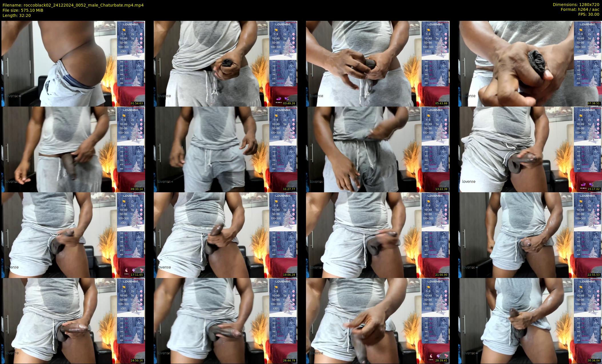 roccoblack02 — 33 minute Chaturbate male cam show recording, 720p, Dec 24, 2024