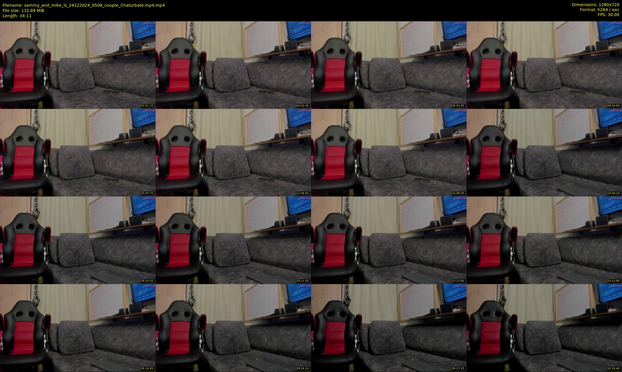 sammy_and_mike_ls — 35 minute Chaturbate couple cam show recording, 720p, Dec 24, 2024