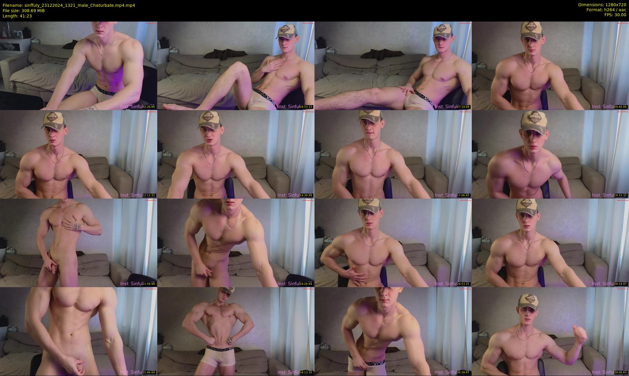 sinffuly — 42 minute Chaturbate male cam show recording, 720p, Dec 23, 2024