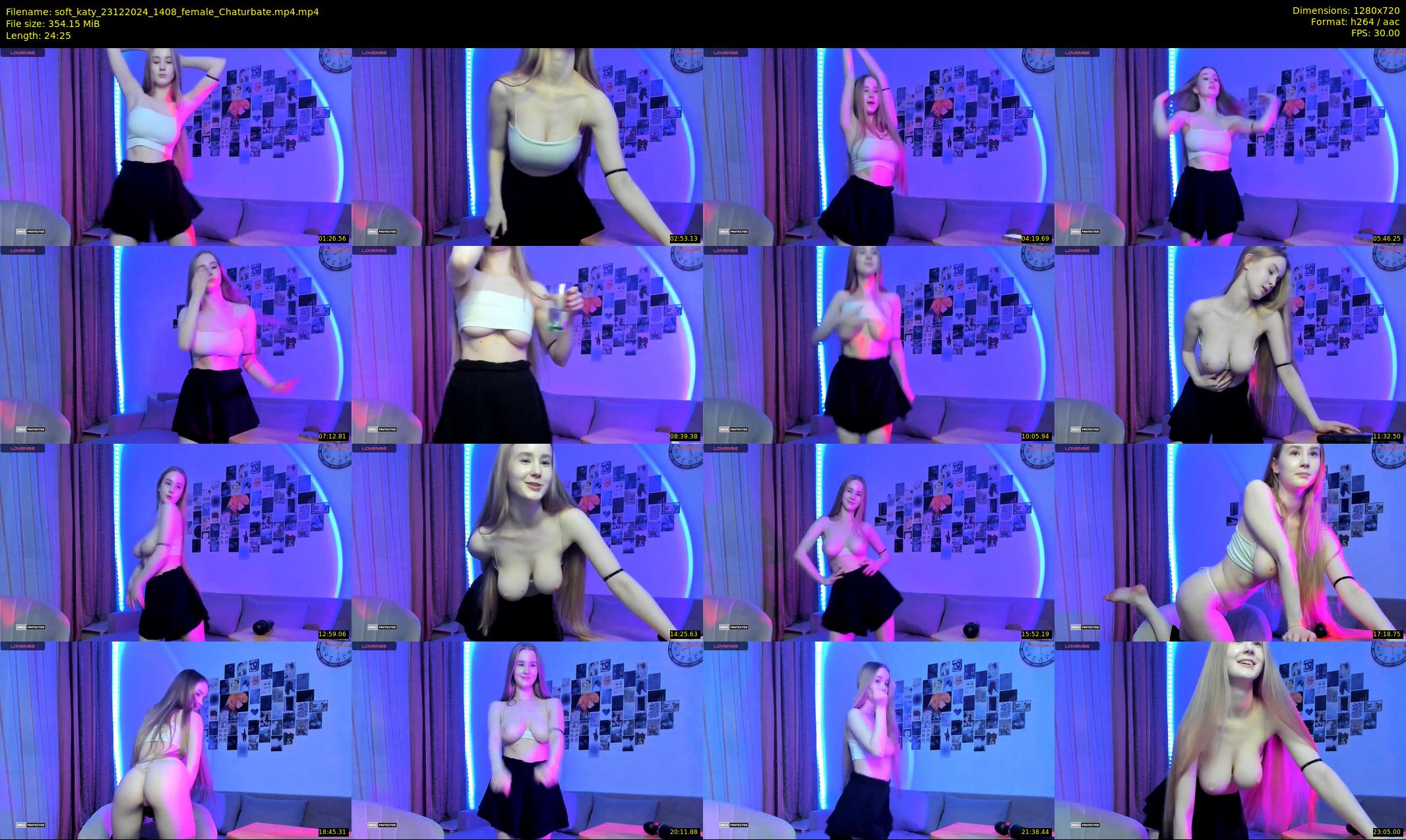soft_katy — 25 minute Chaturbate female cam show recording, 720p, Dec 23, 2024
