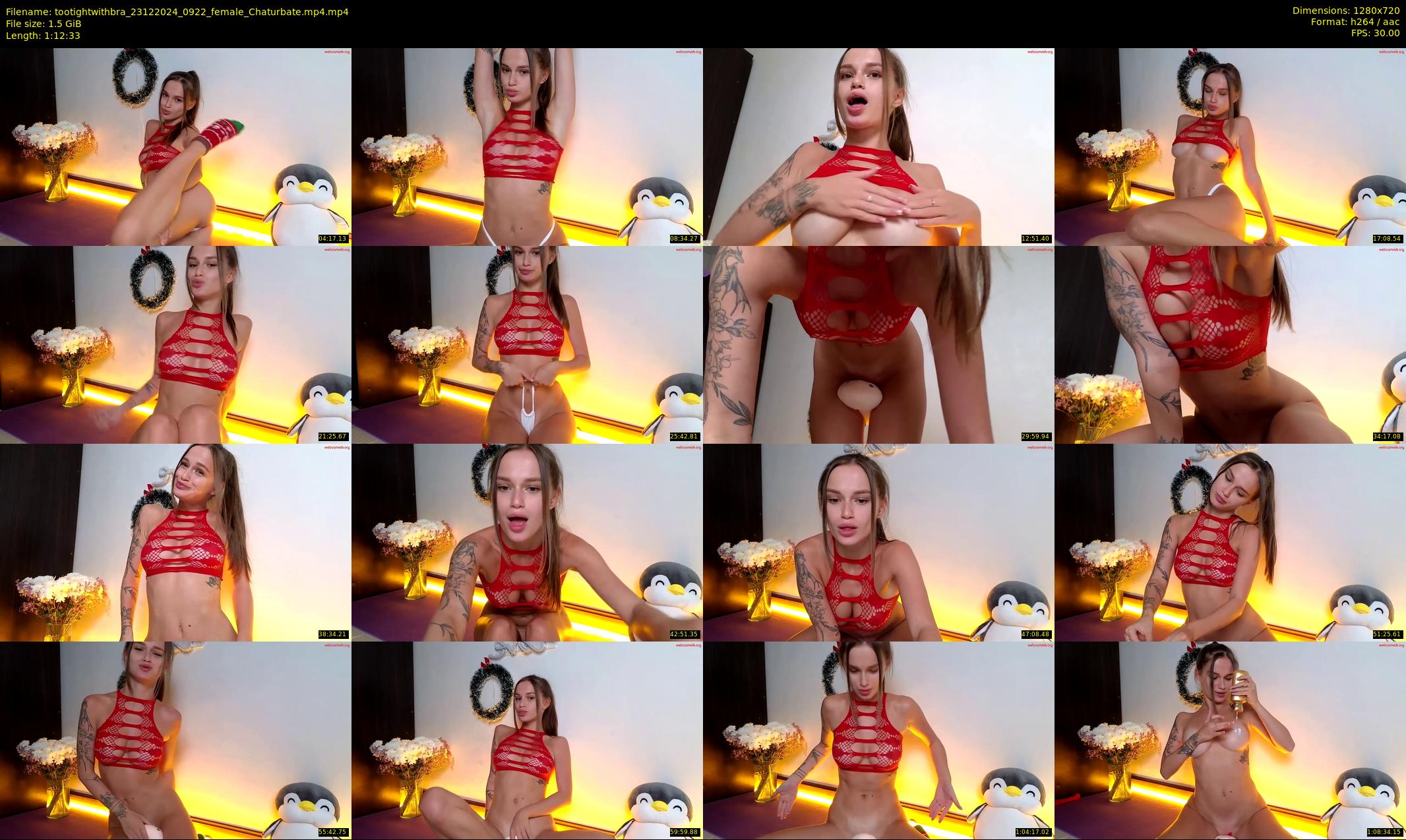 tootightwithbra — 73 minute Chaturbate female cam show recording, 720p, Dec 23, 2024
