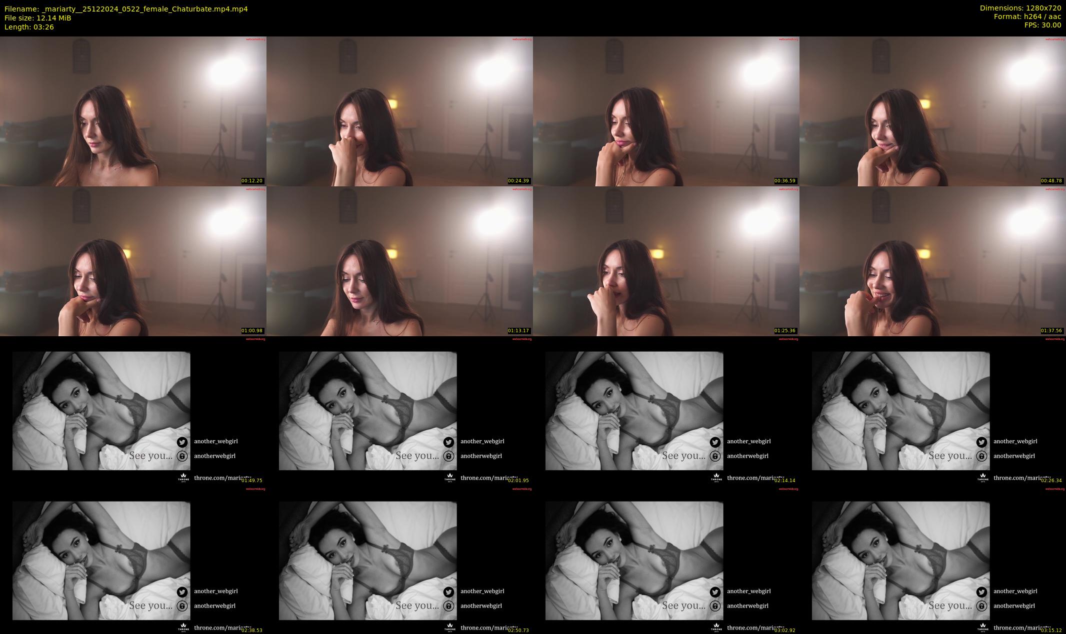 _mariarty_ — 4 minute Chaturbate female cam show recording, 720p, Dec 25, 2024